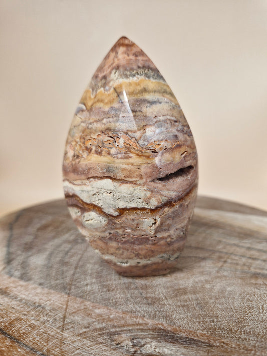 Pink Crazy Lace Agate Flame