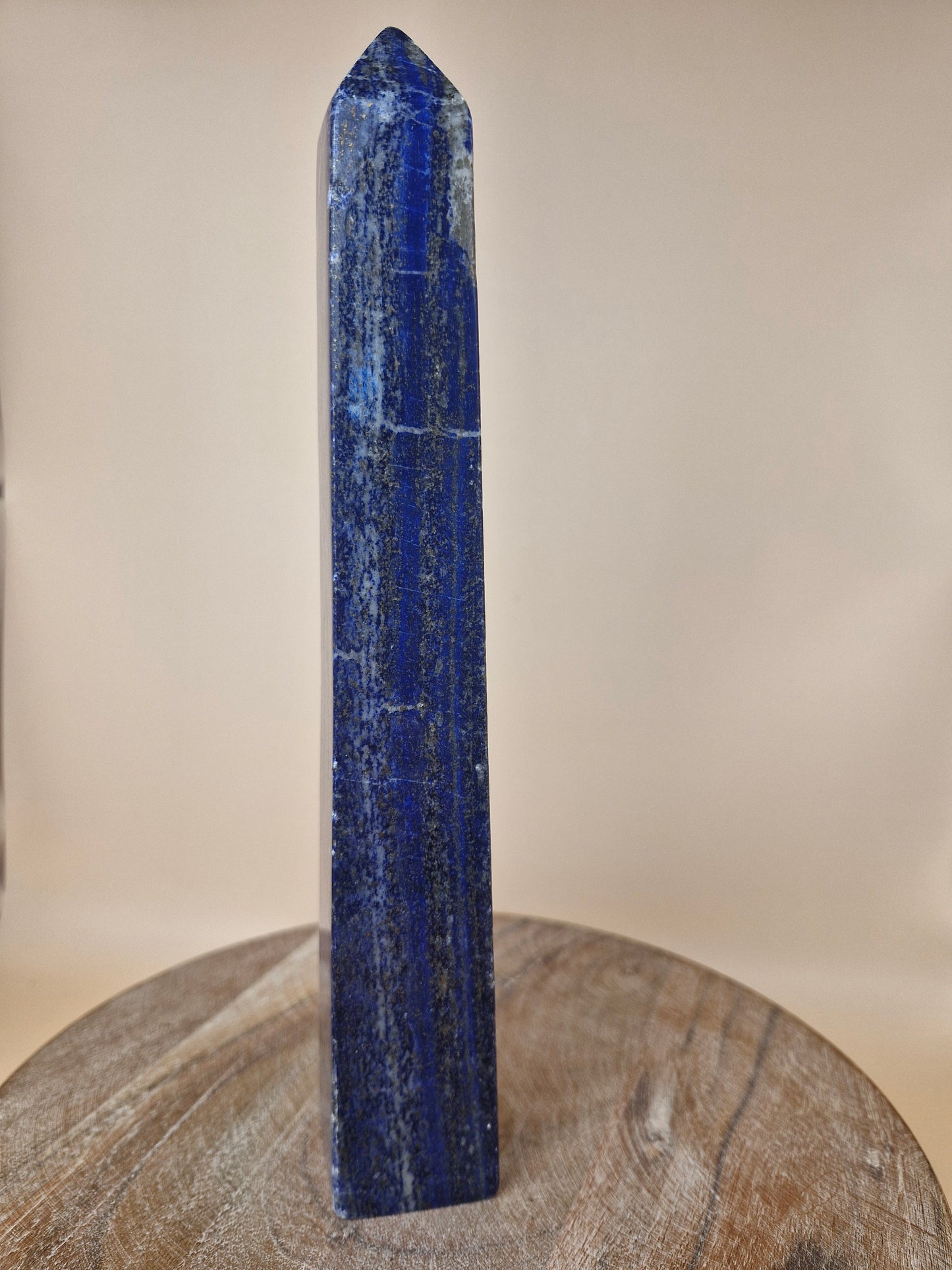 Lapis Lazuli with Pyrite Obelisk