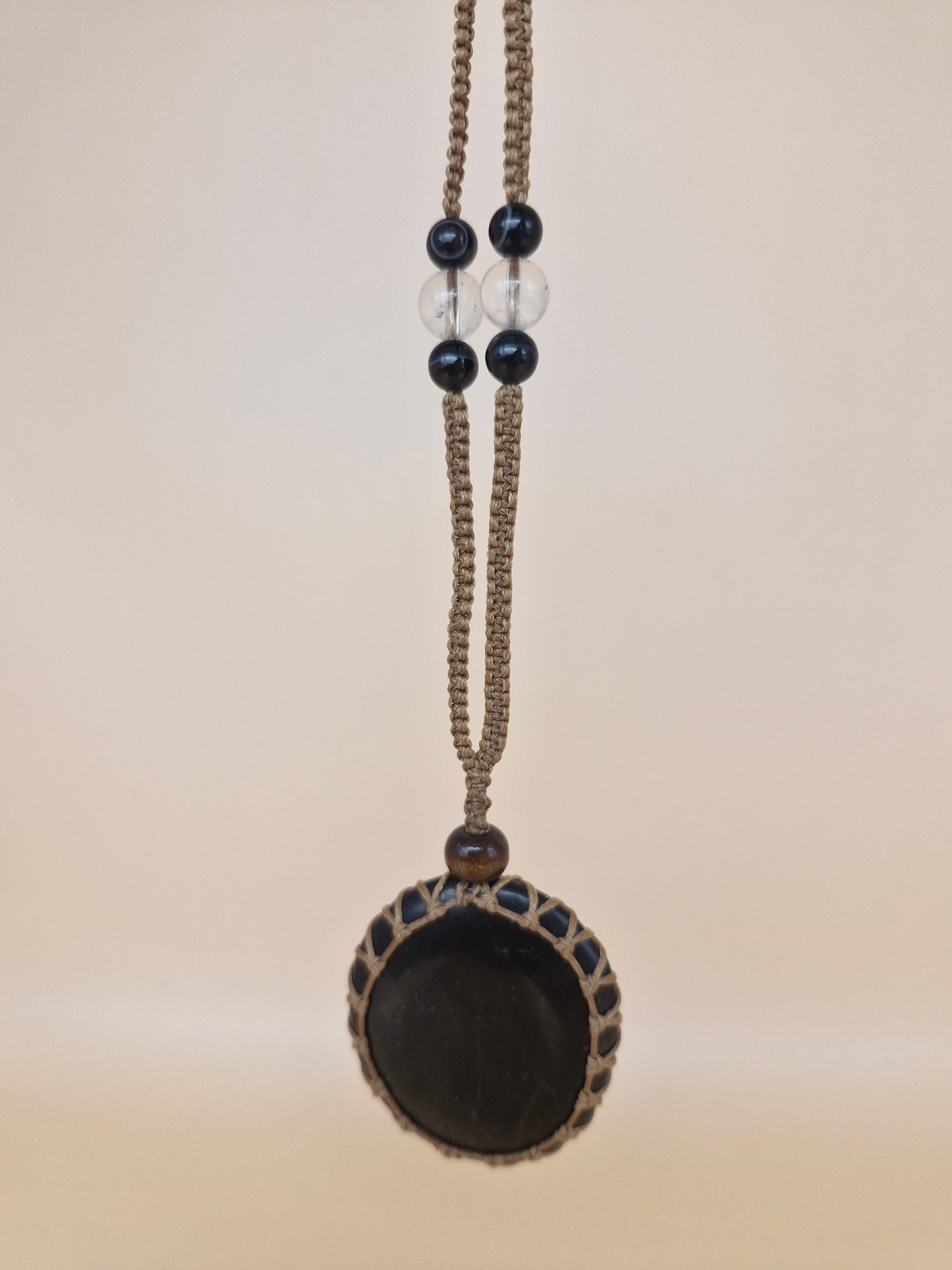 Macramé Shungite Necklace