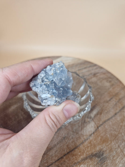 Celestite Mini Cluster (Intuitively Chosen)