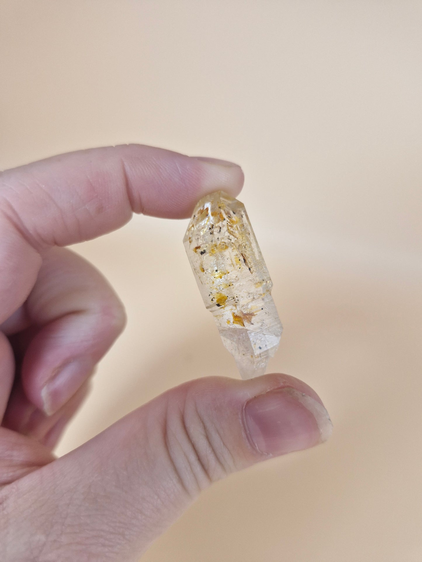 Golden Enhydro Quartz