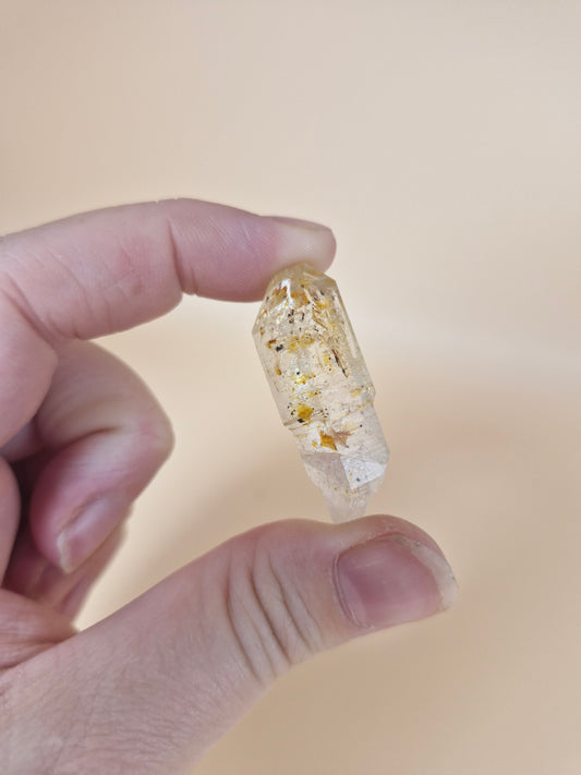 Golden Enhydro Quartz