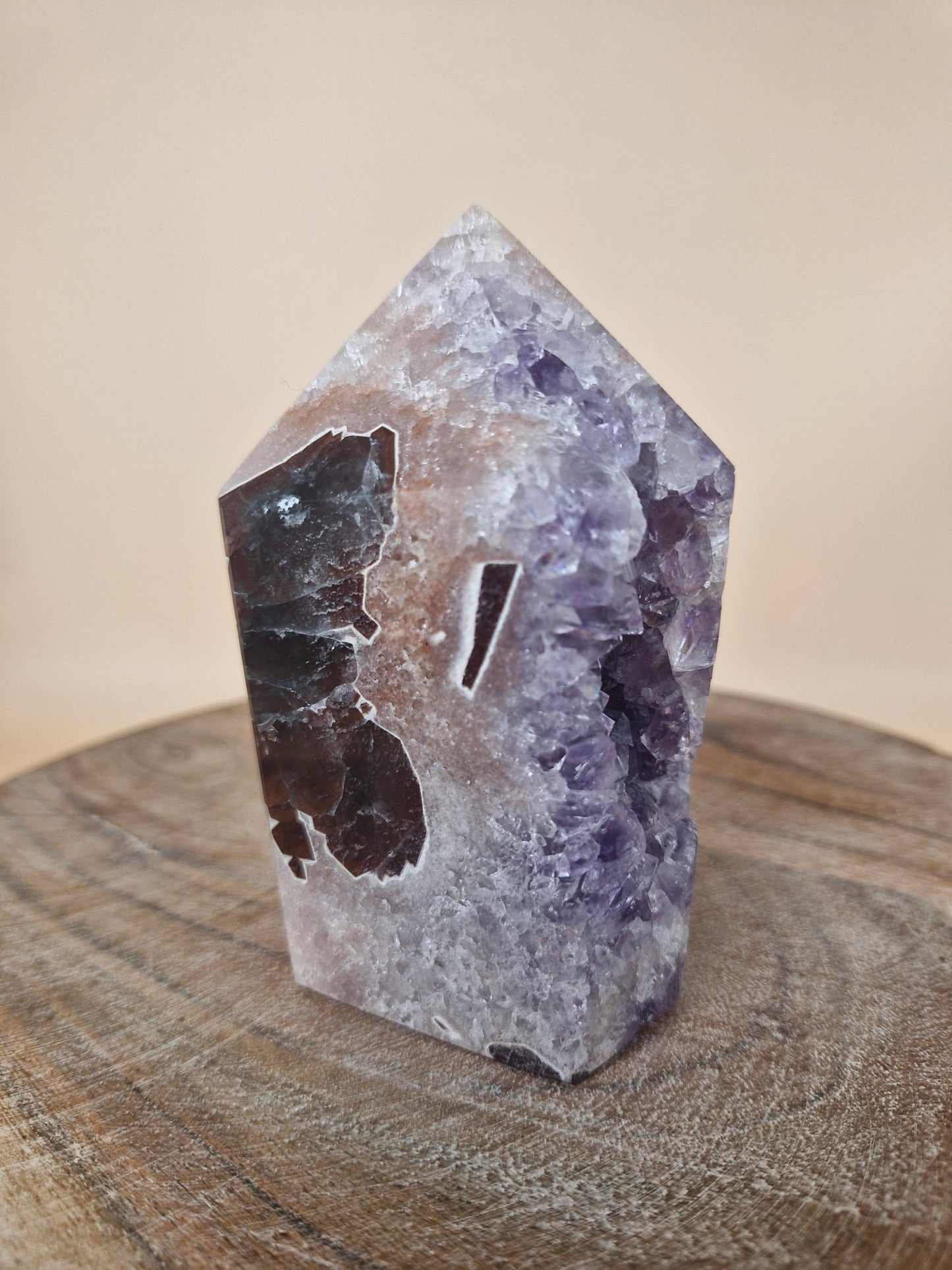 High Grade Pink Amethyst Tower