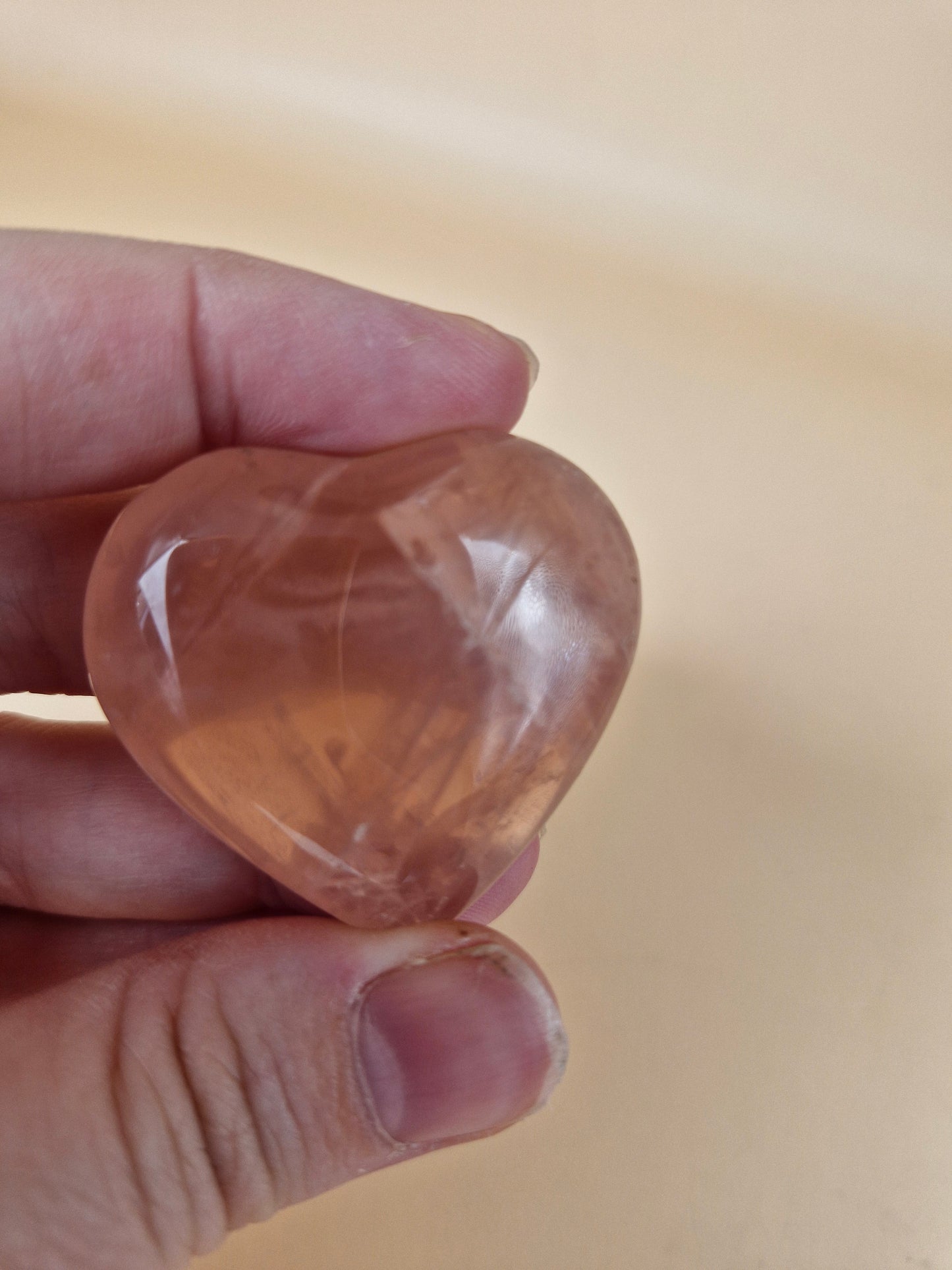 Rose Quartz Heart