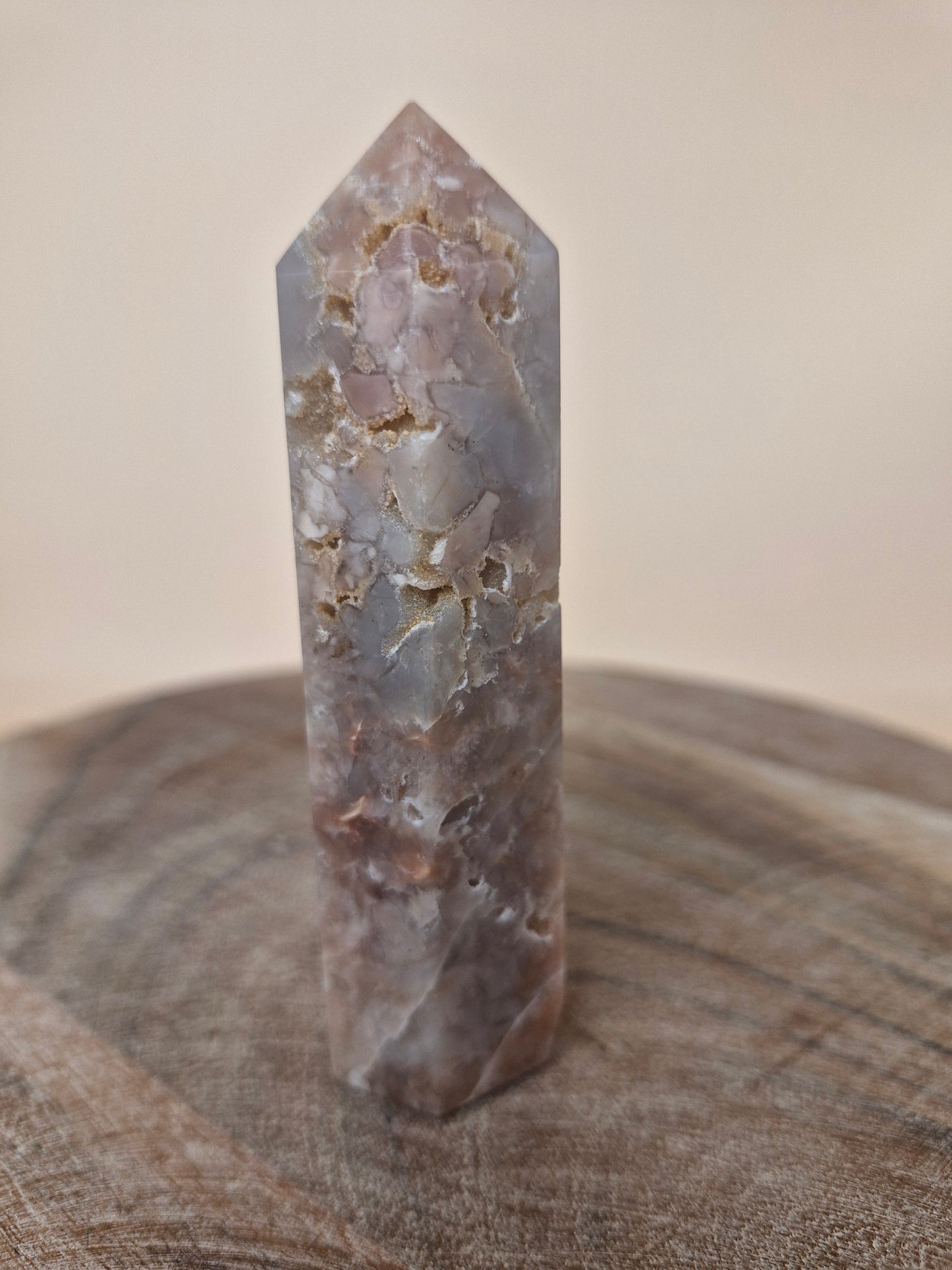 Banded Pink Agate Point