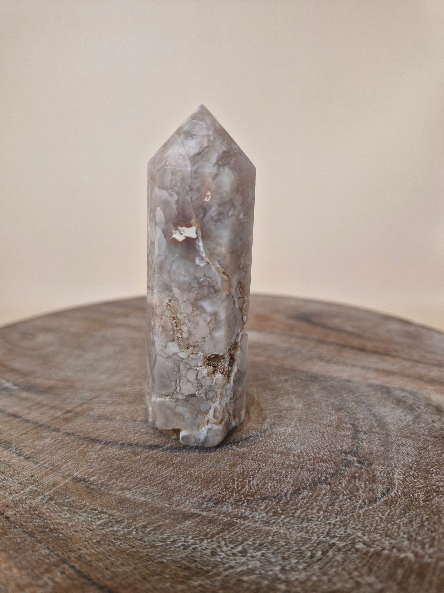 Banded Pink Agate Point