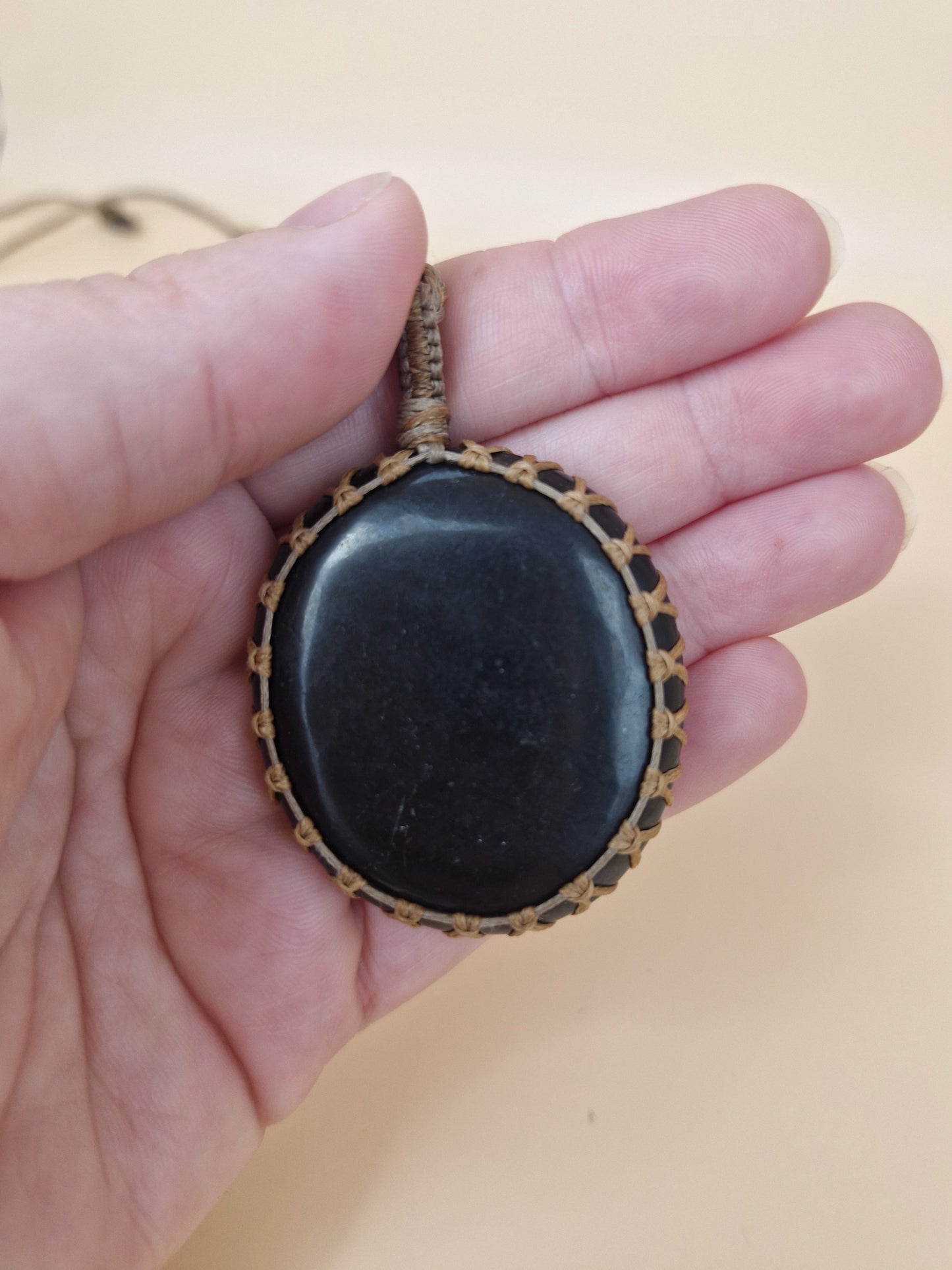 Macramé Shungite Necklace