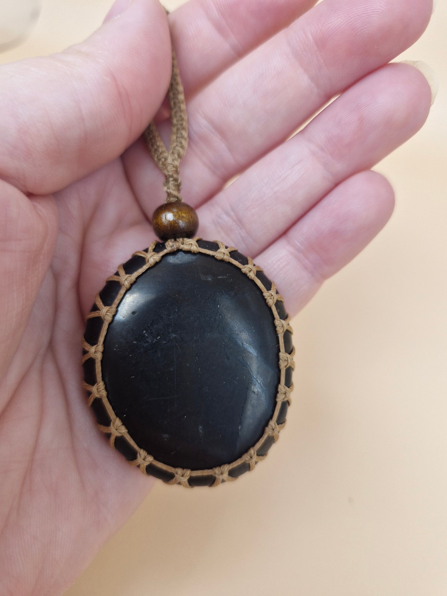 Macramé Shungite Necklace