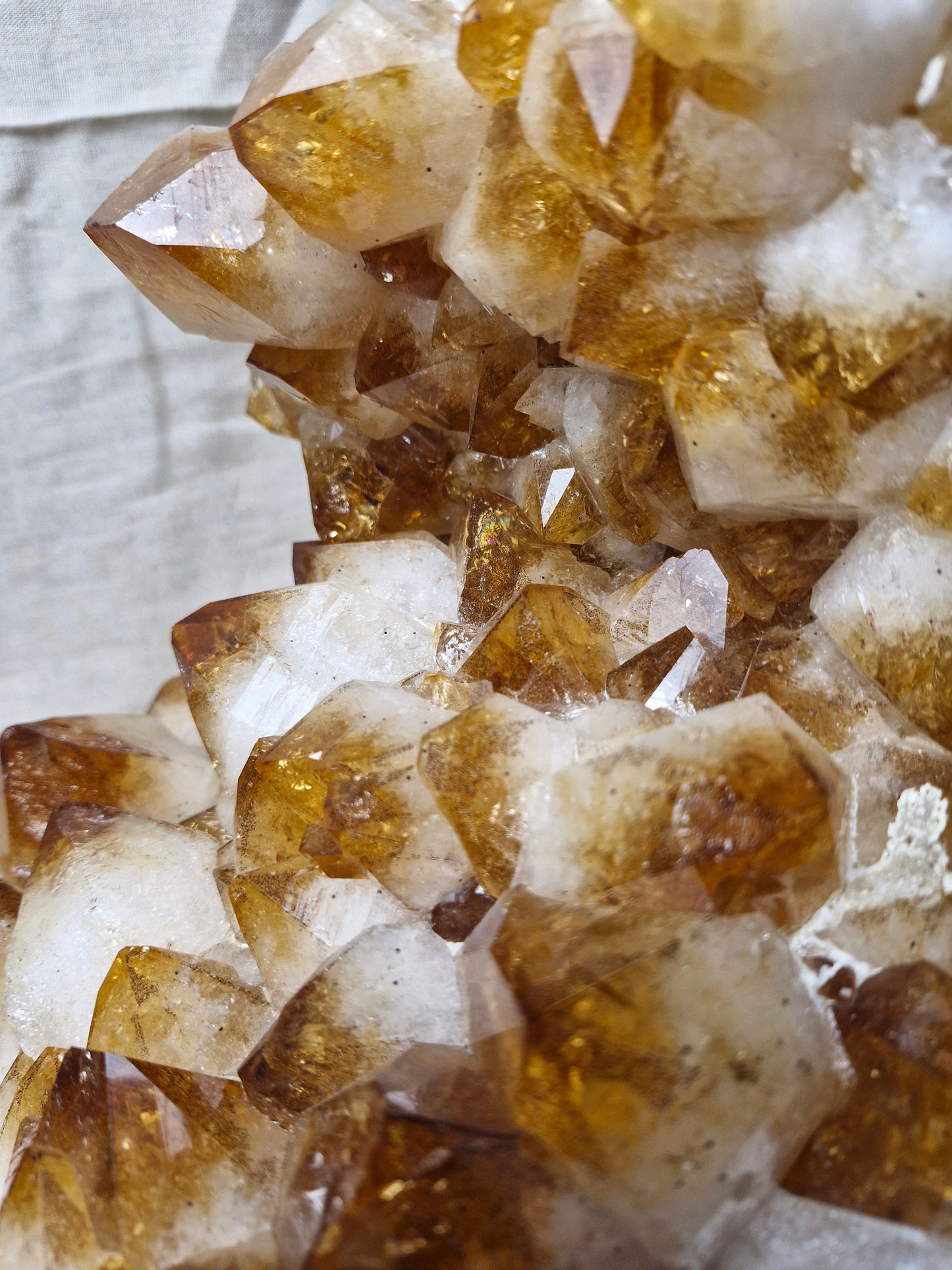 Citrine Cluster Statement Piece - 18.5kgs
