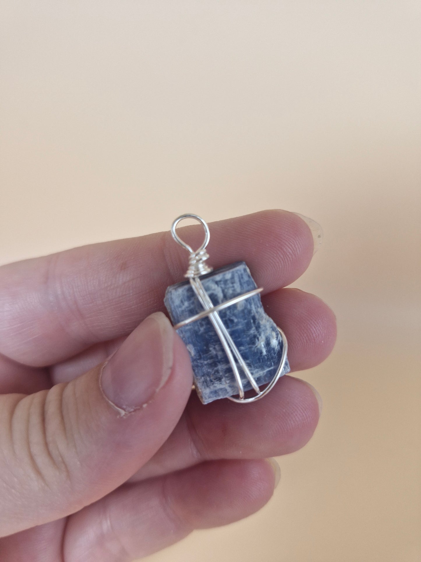 Kyanite Wired Pendant
