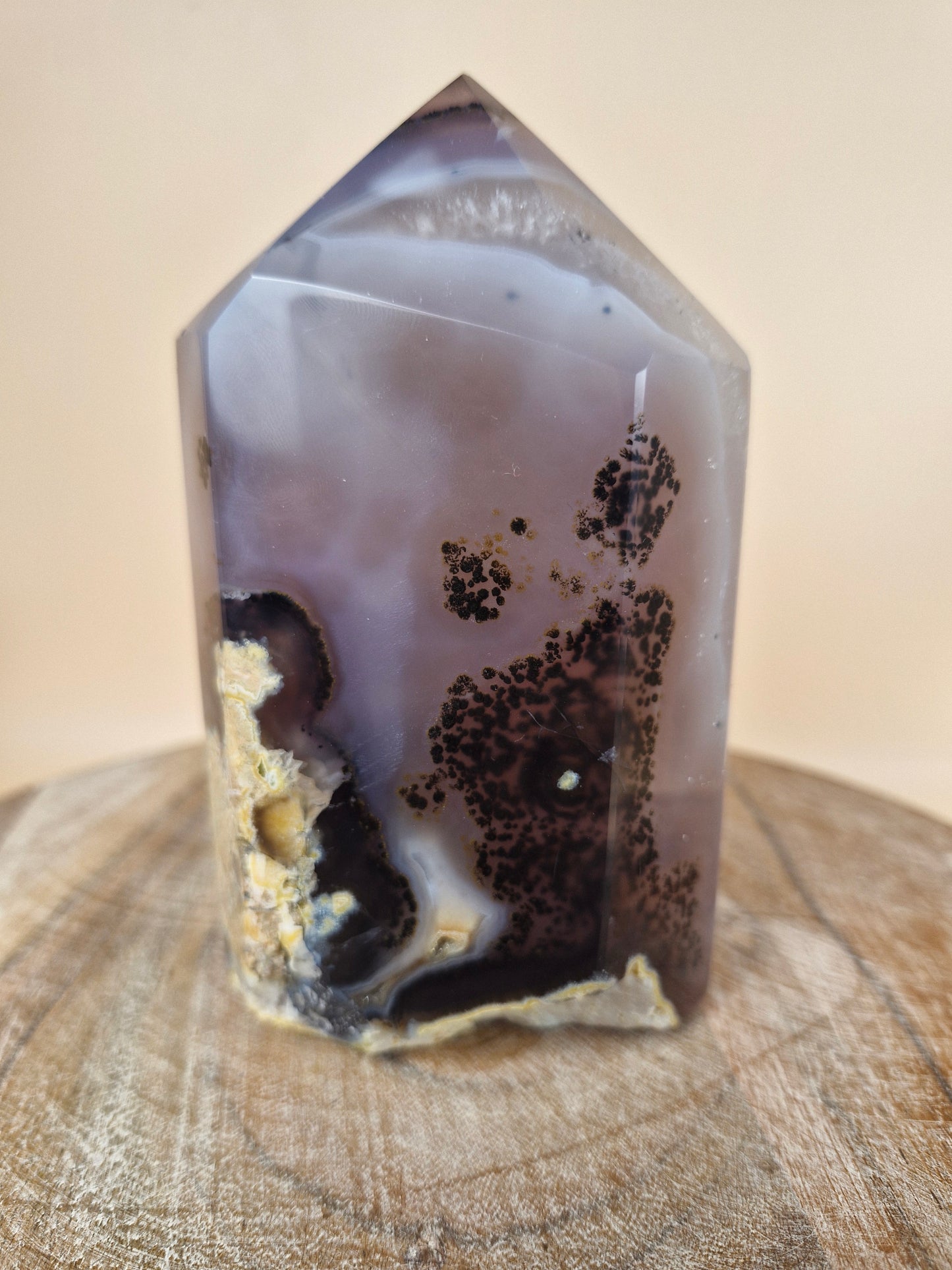 Agate Tower with Druzy
