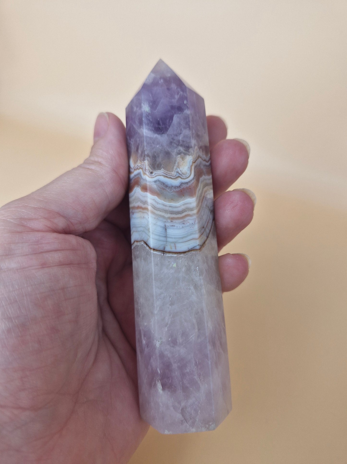 Amethyst & Crazy Lace Tower