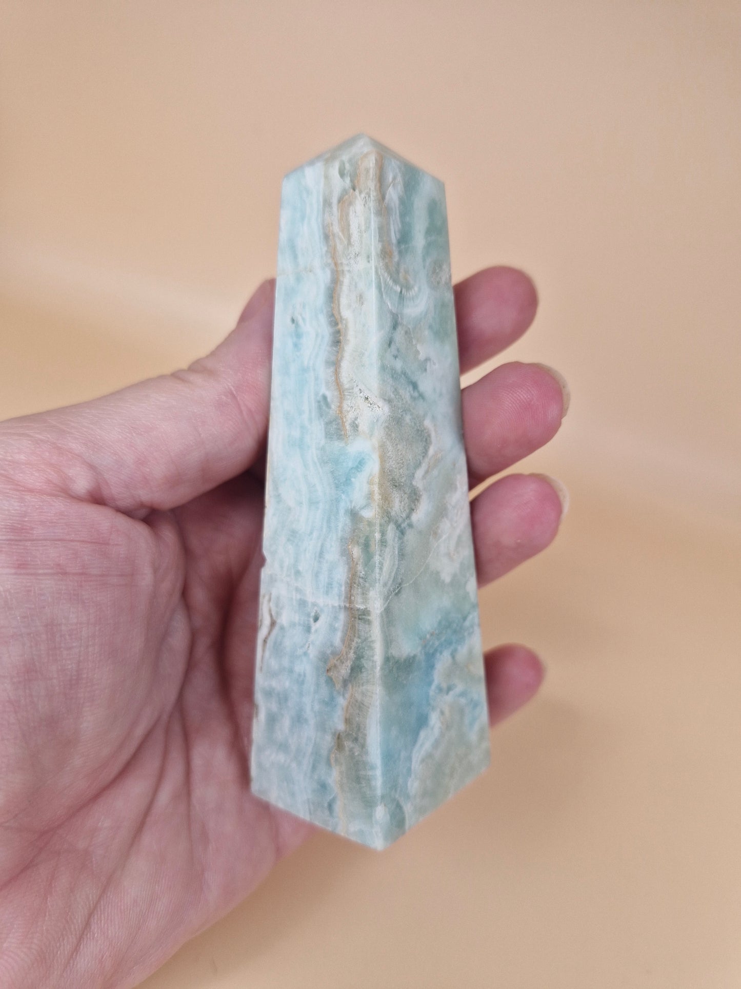 Blue Aragonite Tower