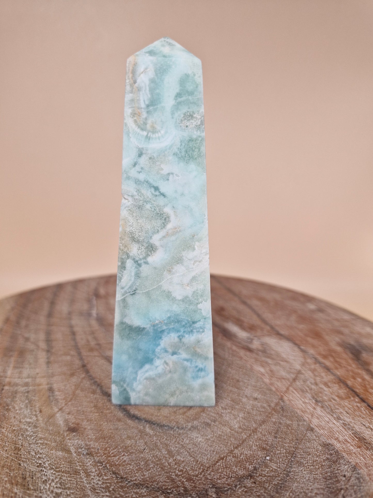 Blue Aragonite Tower