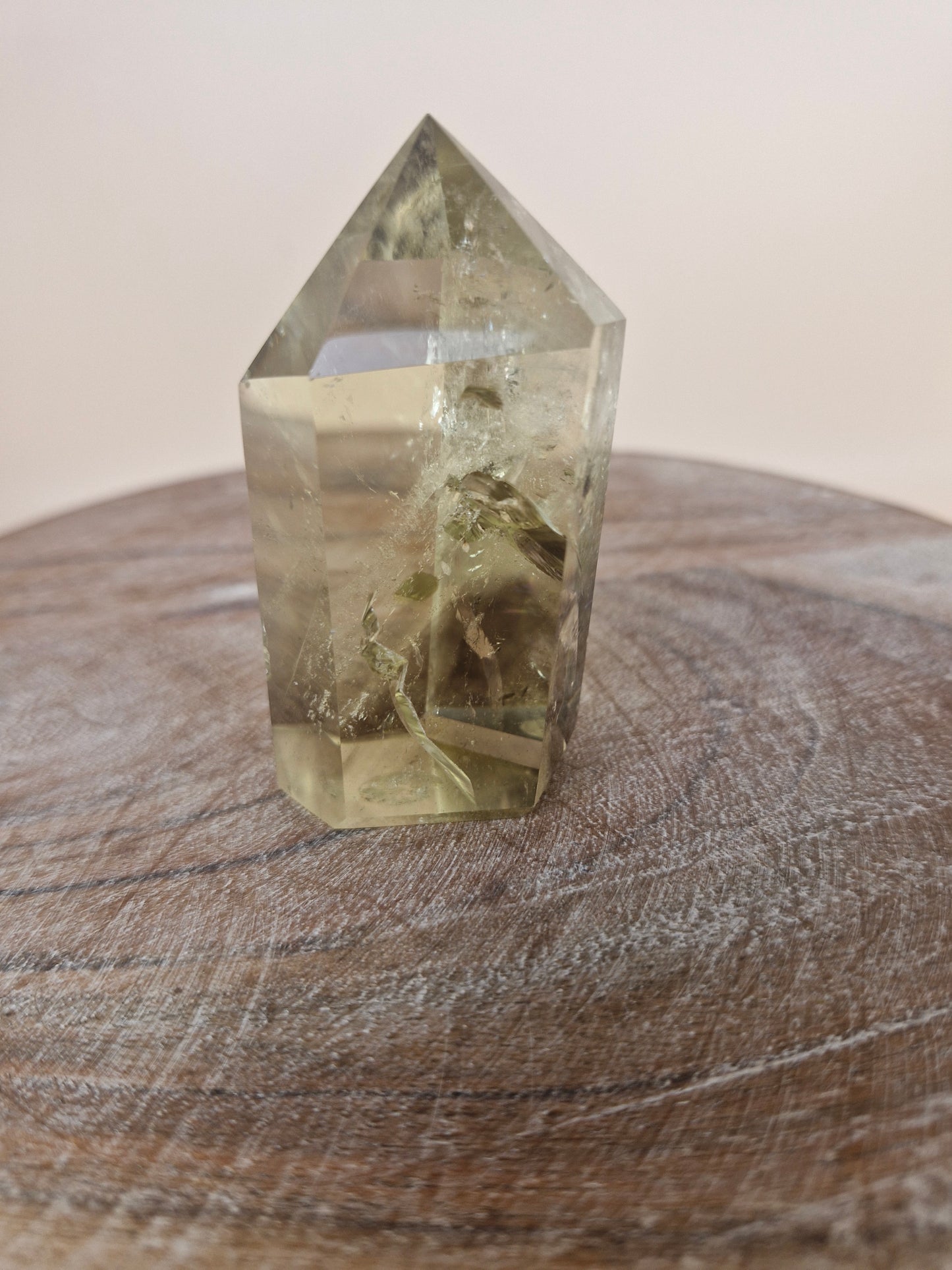 Natural Citrine with Blue Ghost Tower (code C2)