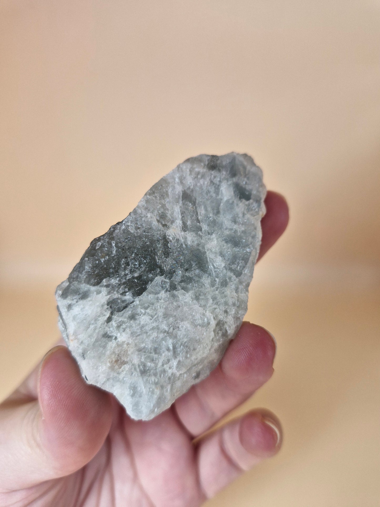 Blue Aquamarine Rough Piece (code 4)
