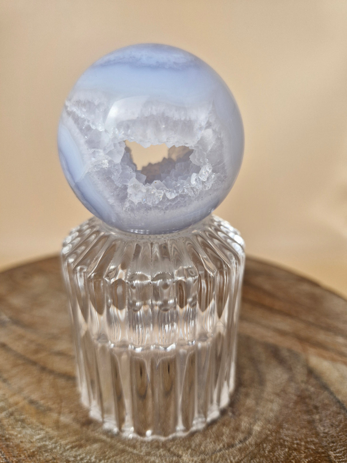 Druzy Lace Agate Sphere (code LA2)
