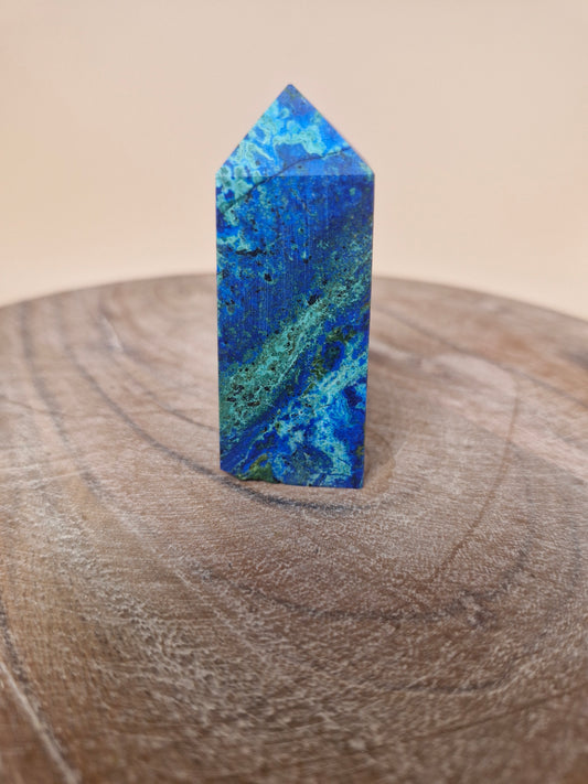Azurite with Malachite Mini Tower (AZ2)
