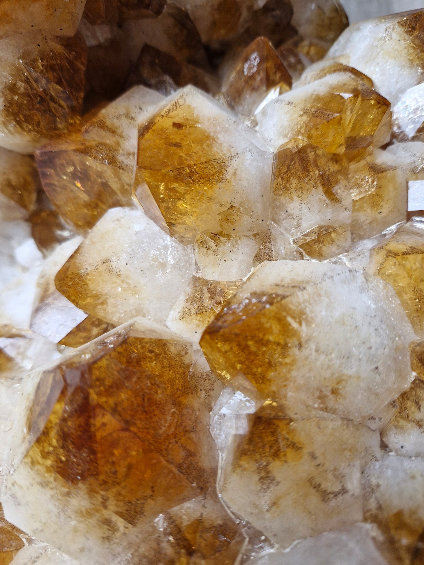 Citrine Cluster Statement Piece - 18.5kgs