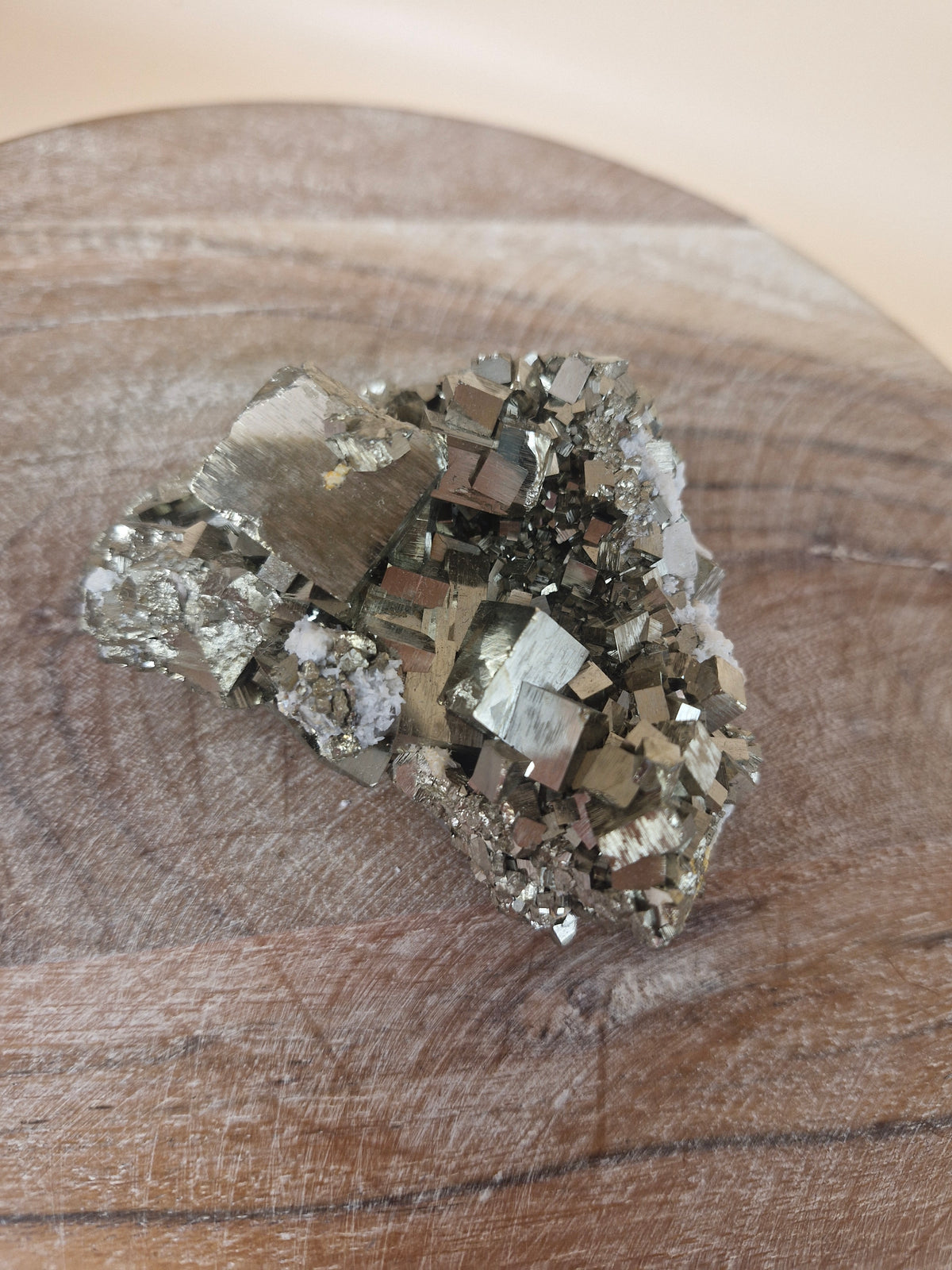 Pyrite with Quartz Cluster (code P7)