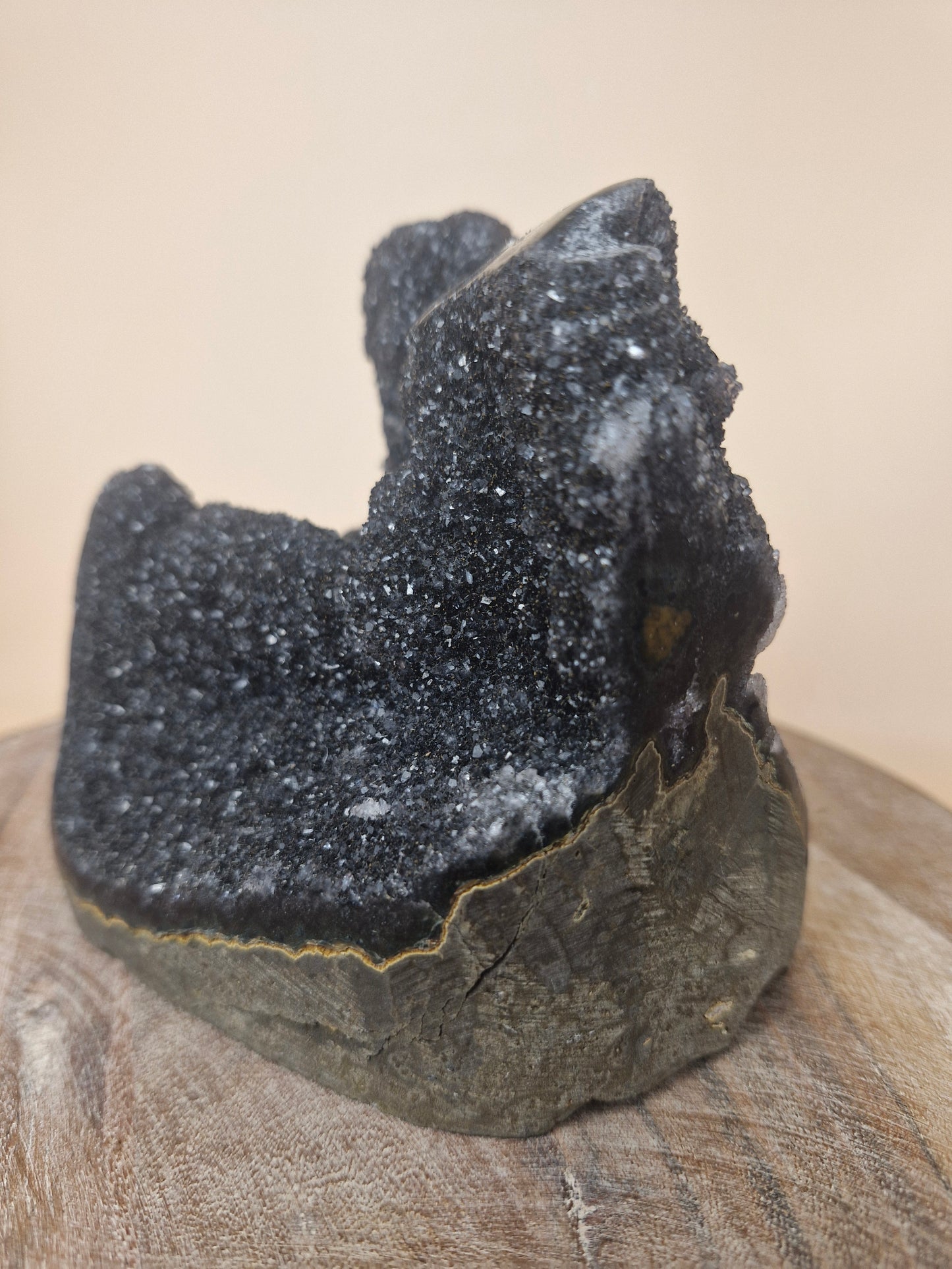 Black Amethyst Cut Base