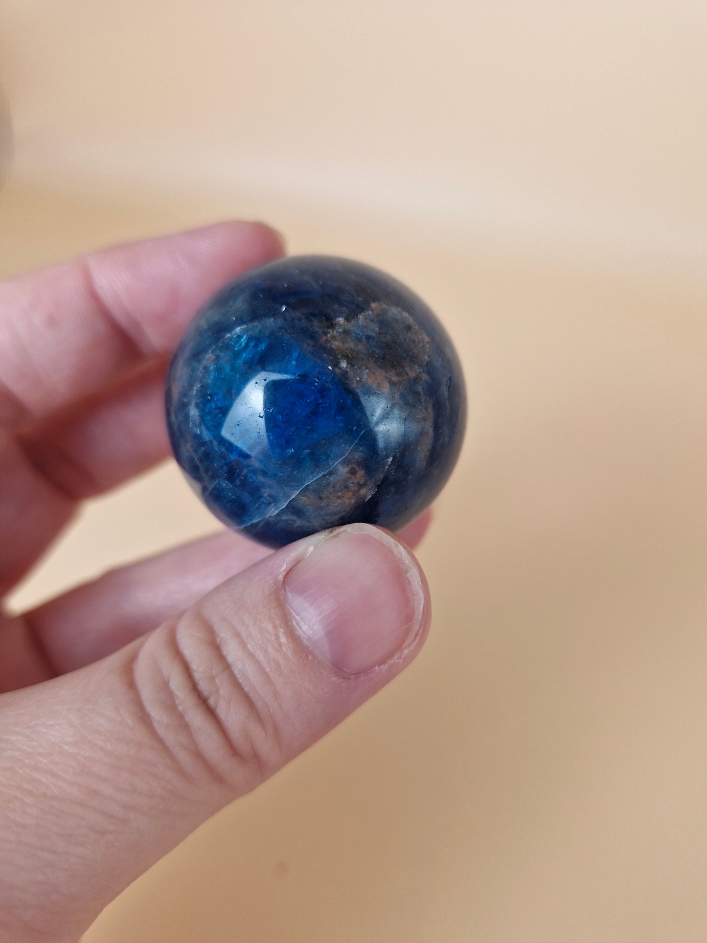 Blue Apatite  Mini Sphere