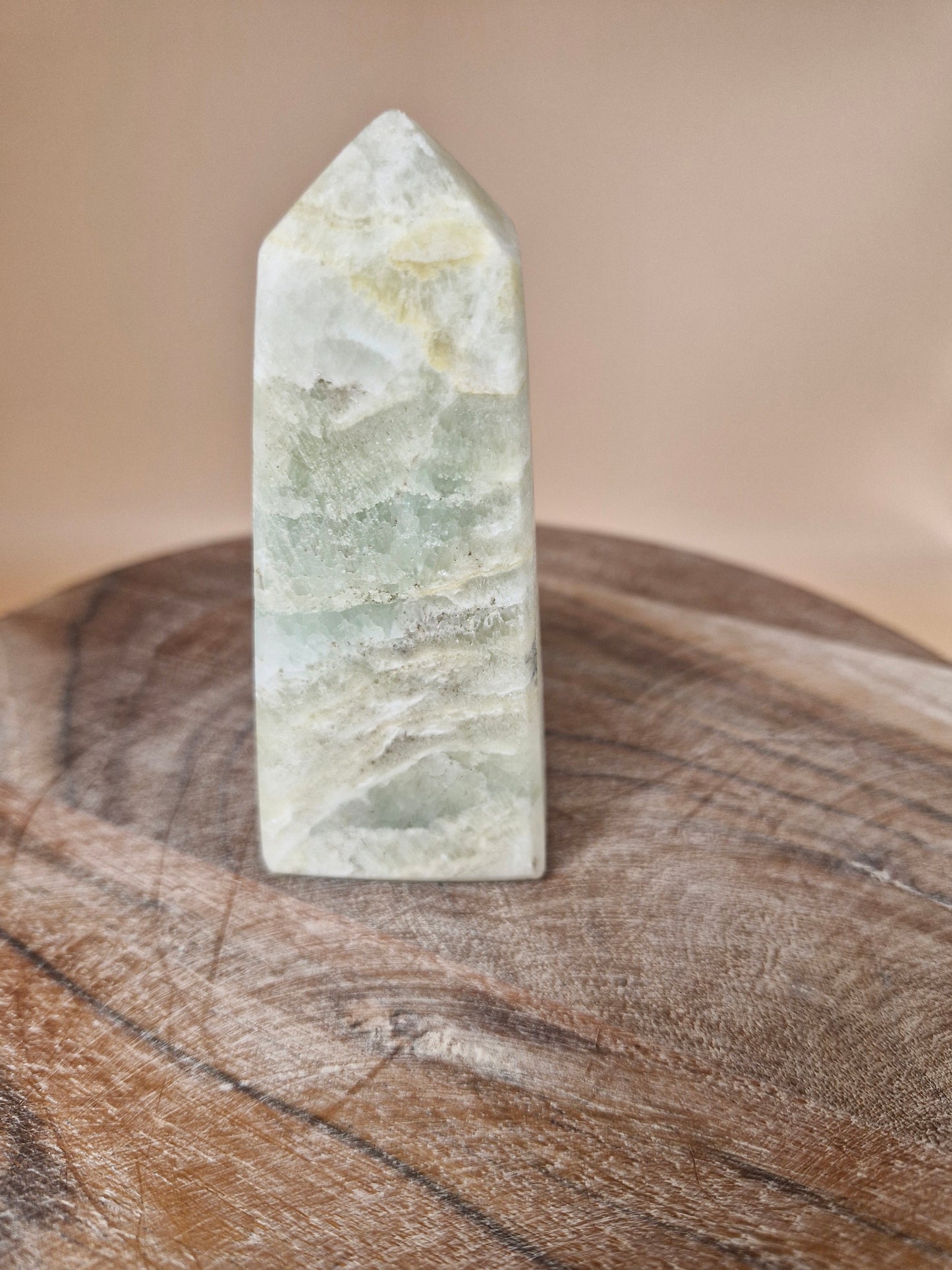 Pistachio Calcite Tower
