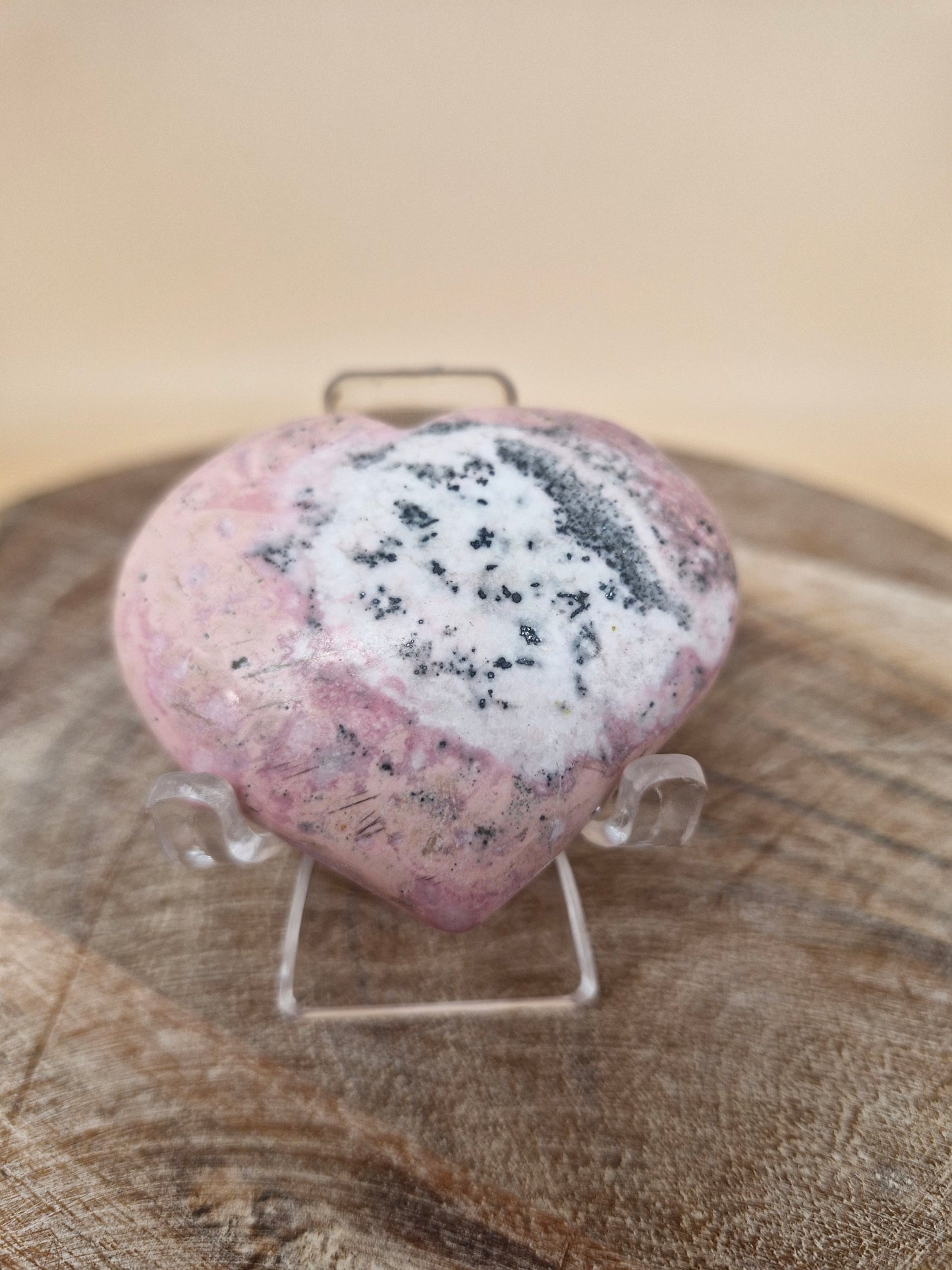 Peruvian Rhodonite Heart (code R2)