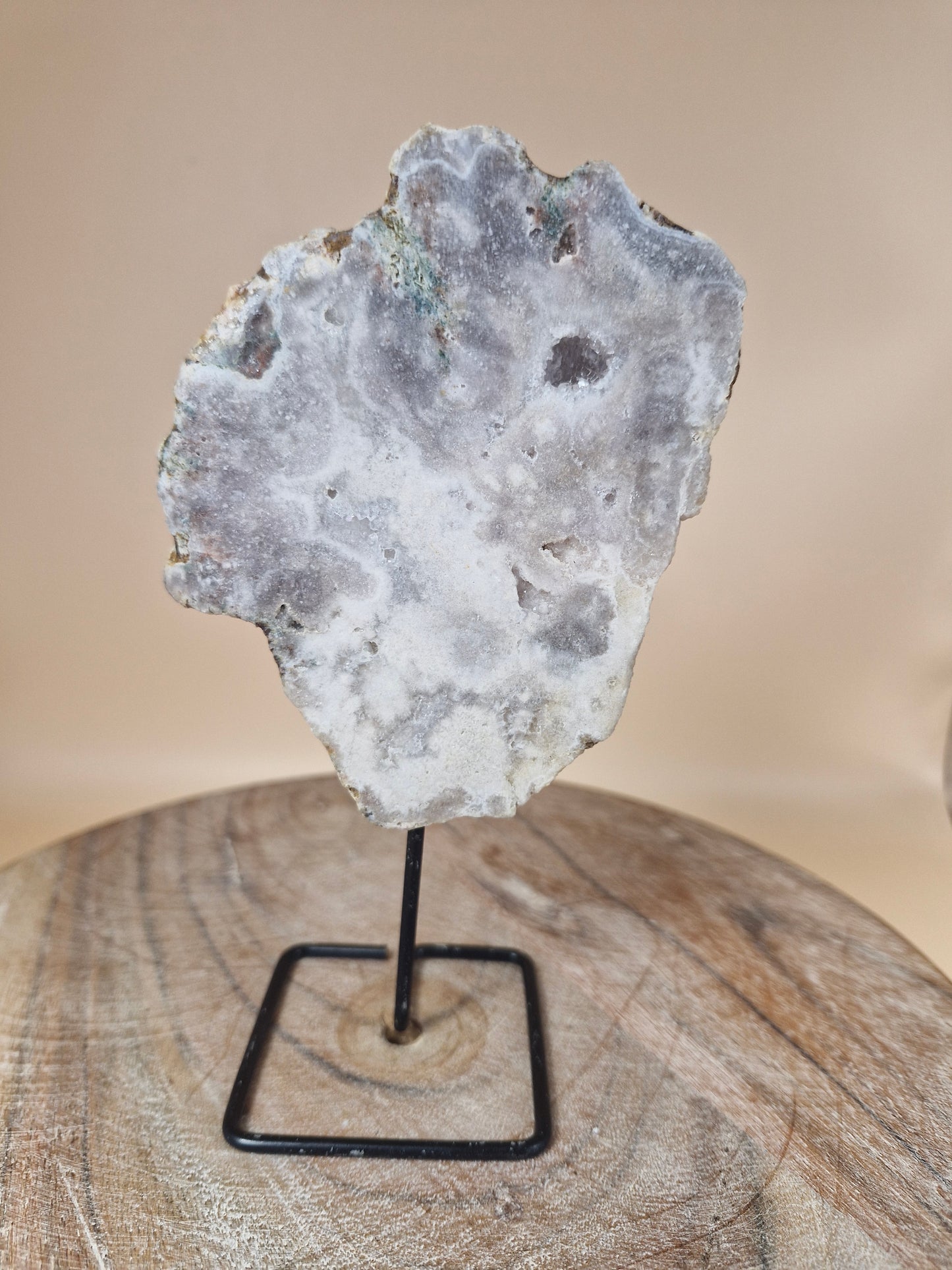 Pink Amethyst Slab on Stand