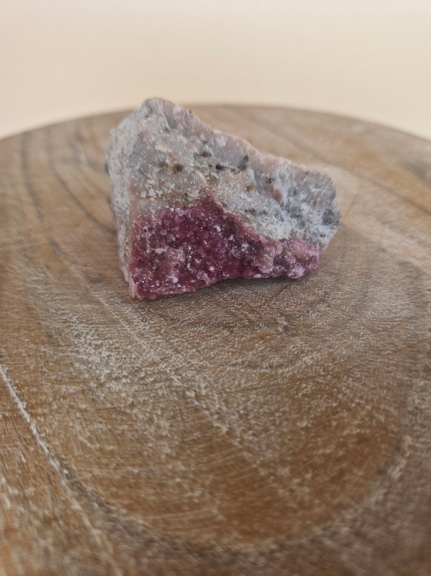 Raw Cobalt Calcite on Matrix