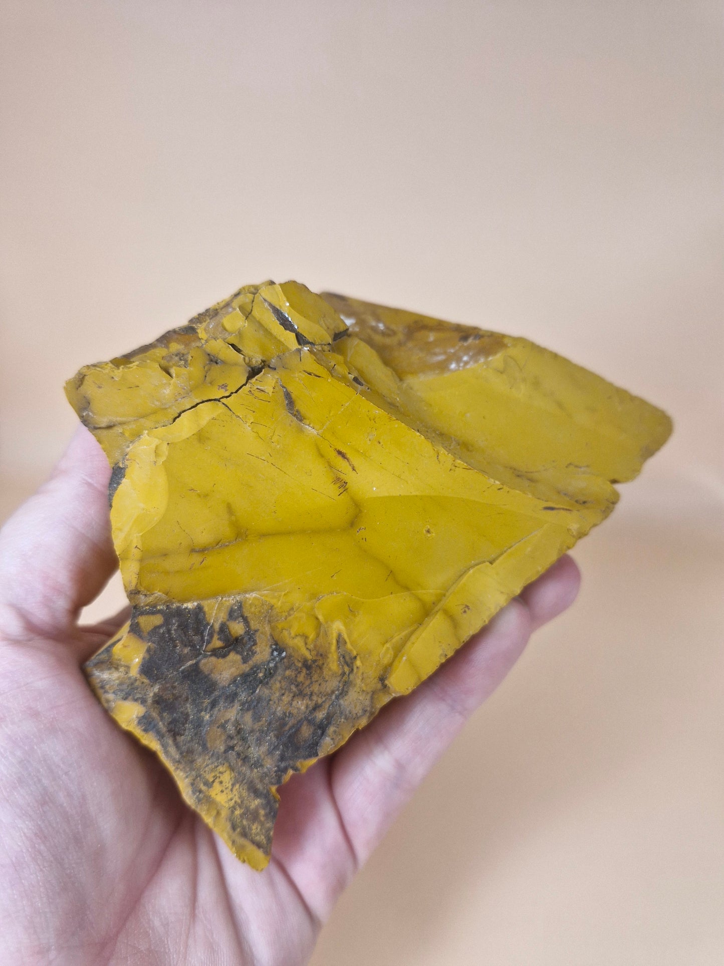 Raw Unpolished Yellow Mookaite Freeform
