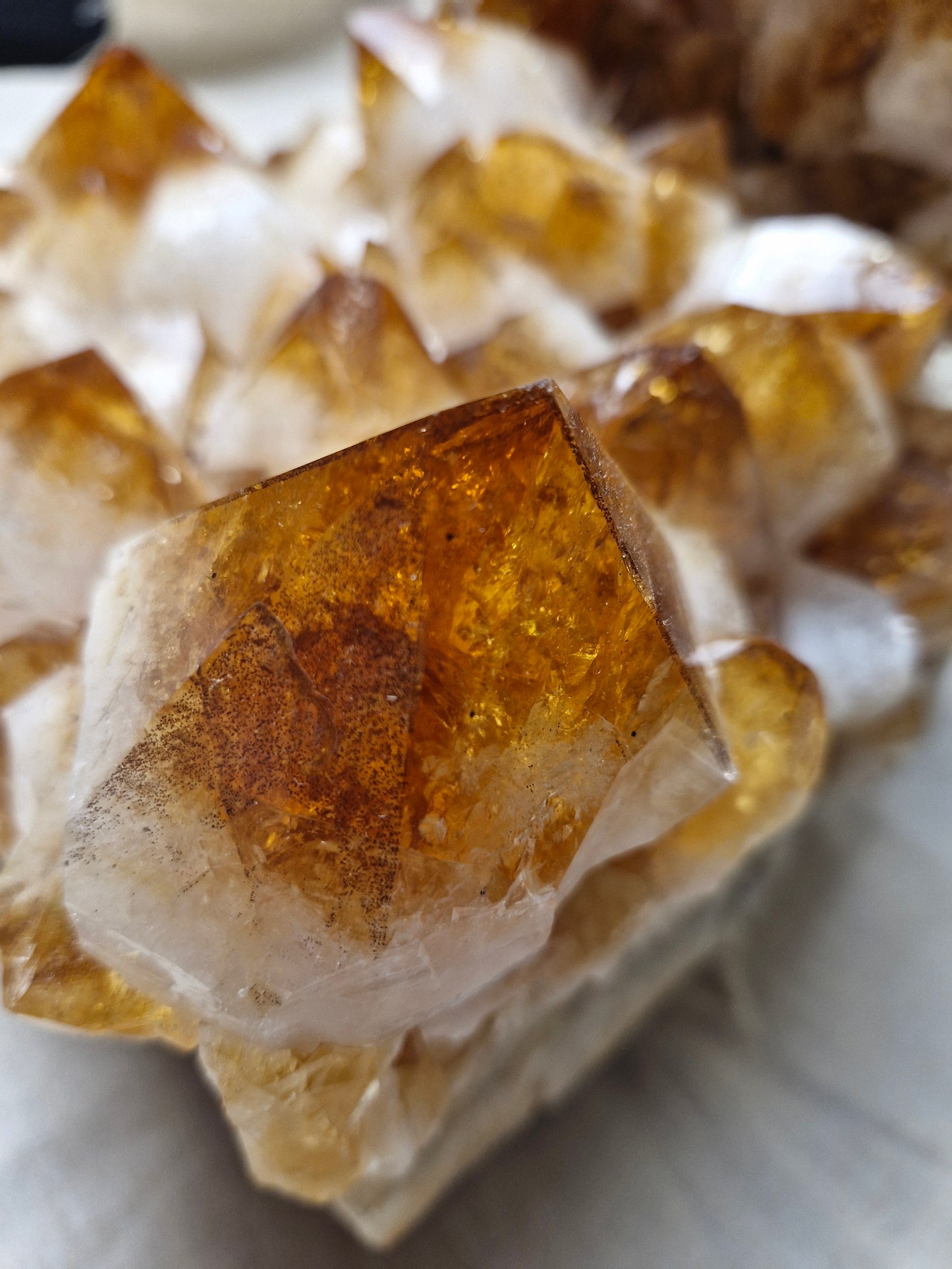 Citrine Cluster Statement Piece - 18.5kgs