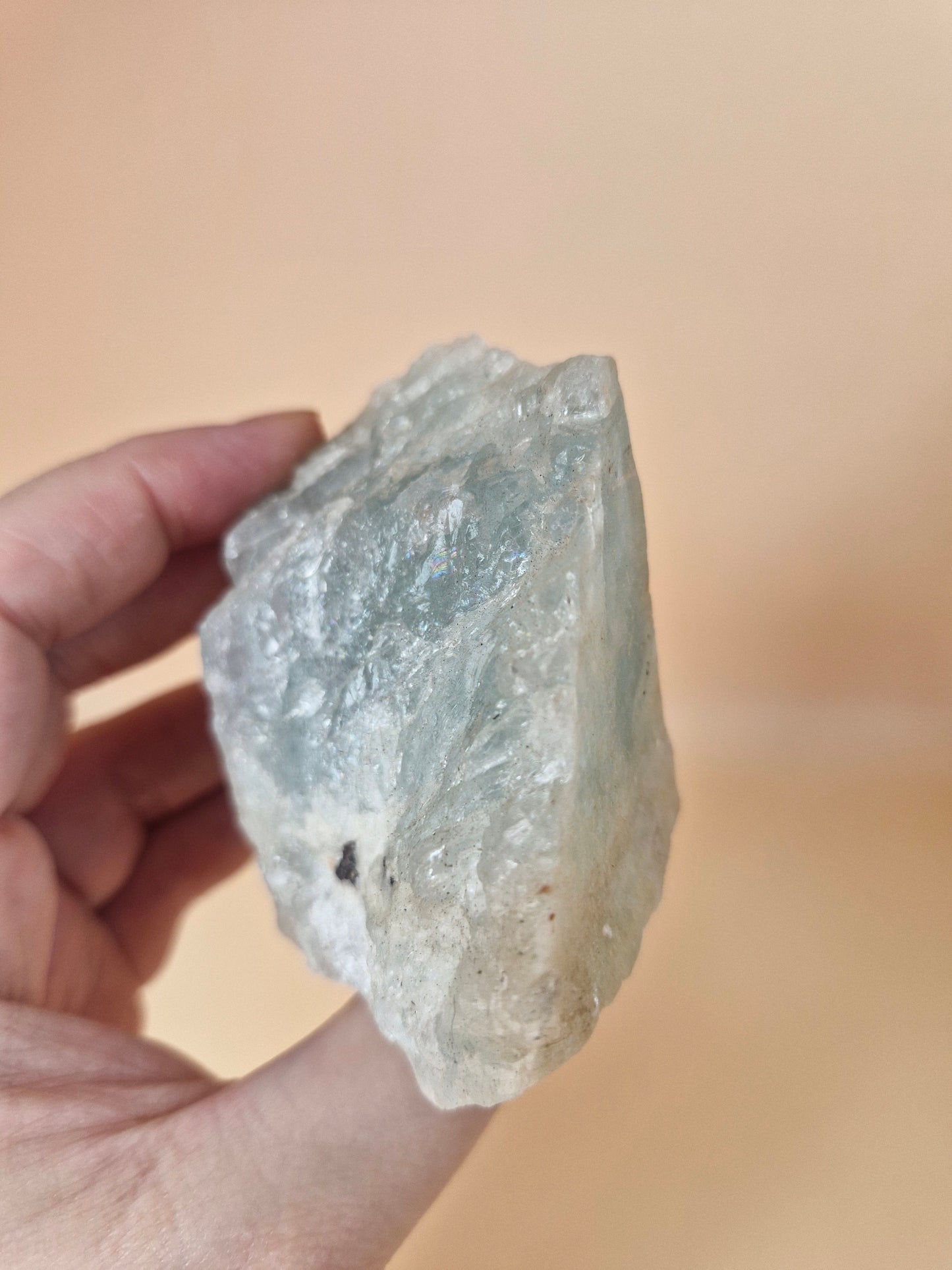 Blue Aquamarine Rough Piece (code 1)