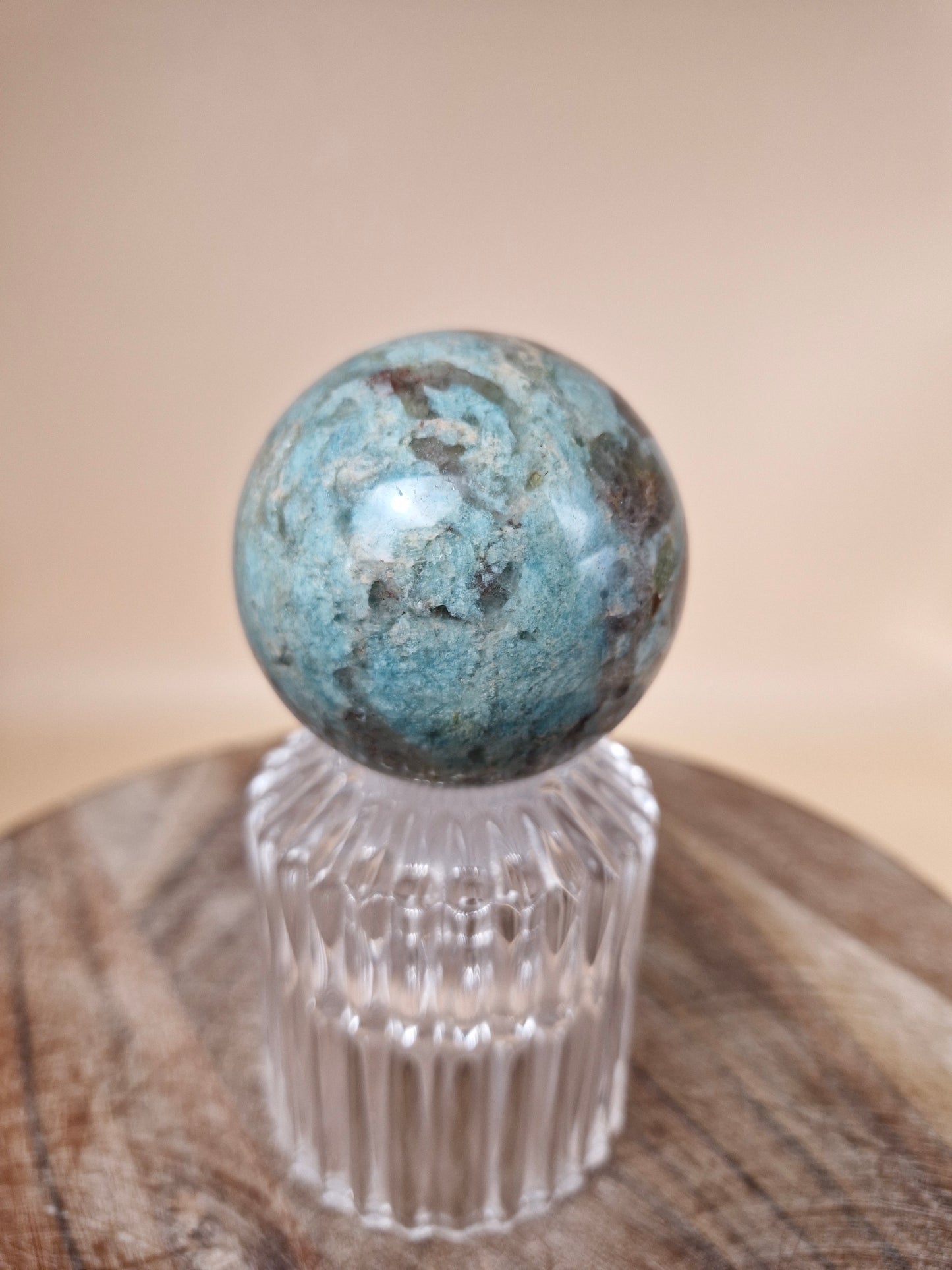Amazonite and Smoky Quartz Sphere (code AA)