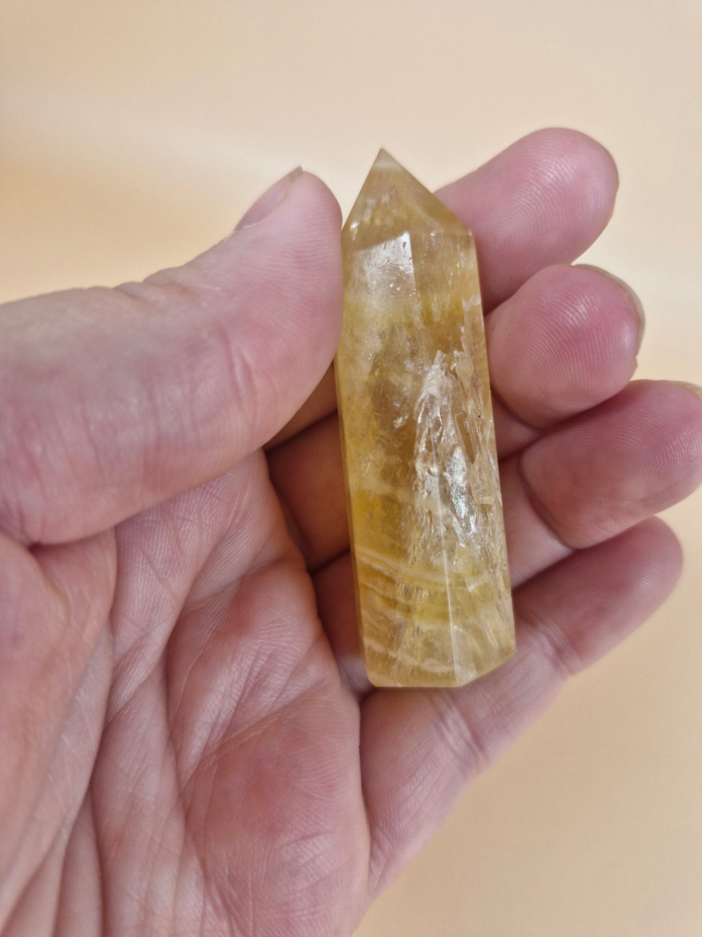 Mini Yellow Fluorite Point
