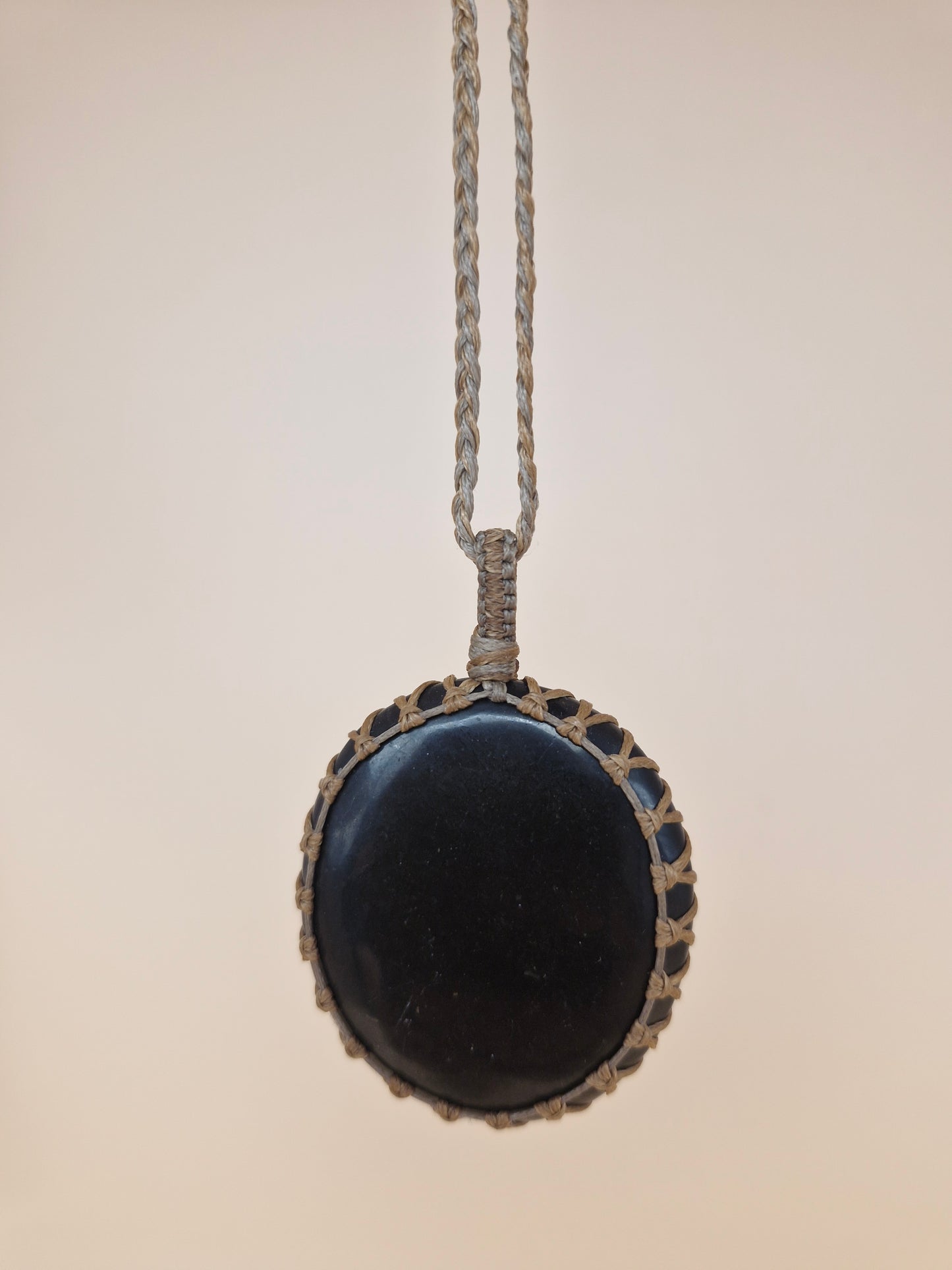 Macramé Shungite Necklace