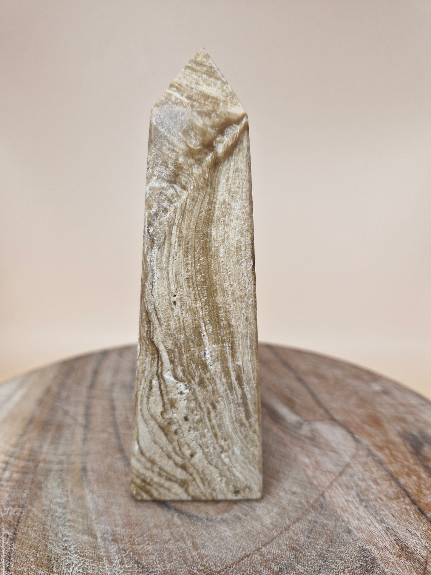 Chocolate Calcite Tower