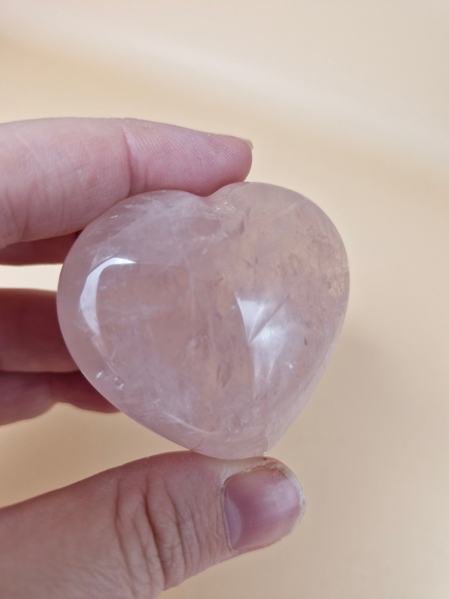 Rose Quartz Heart