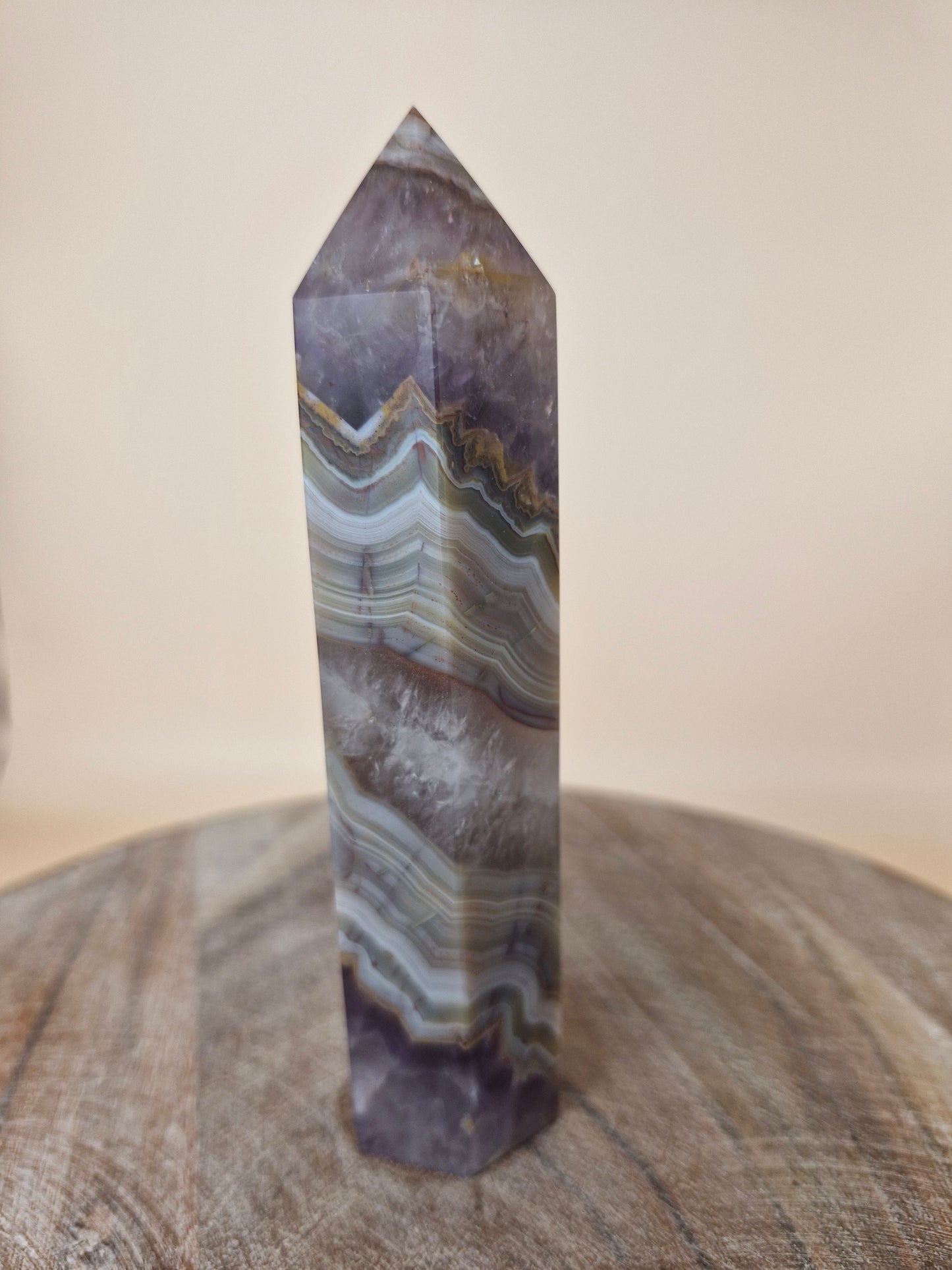 Amethyst & Crazy Lace Tower