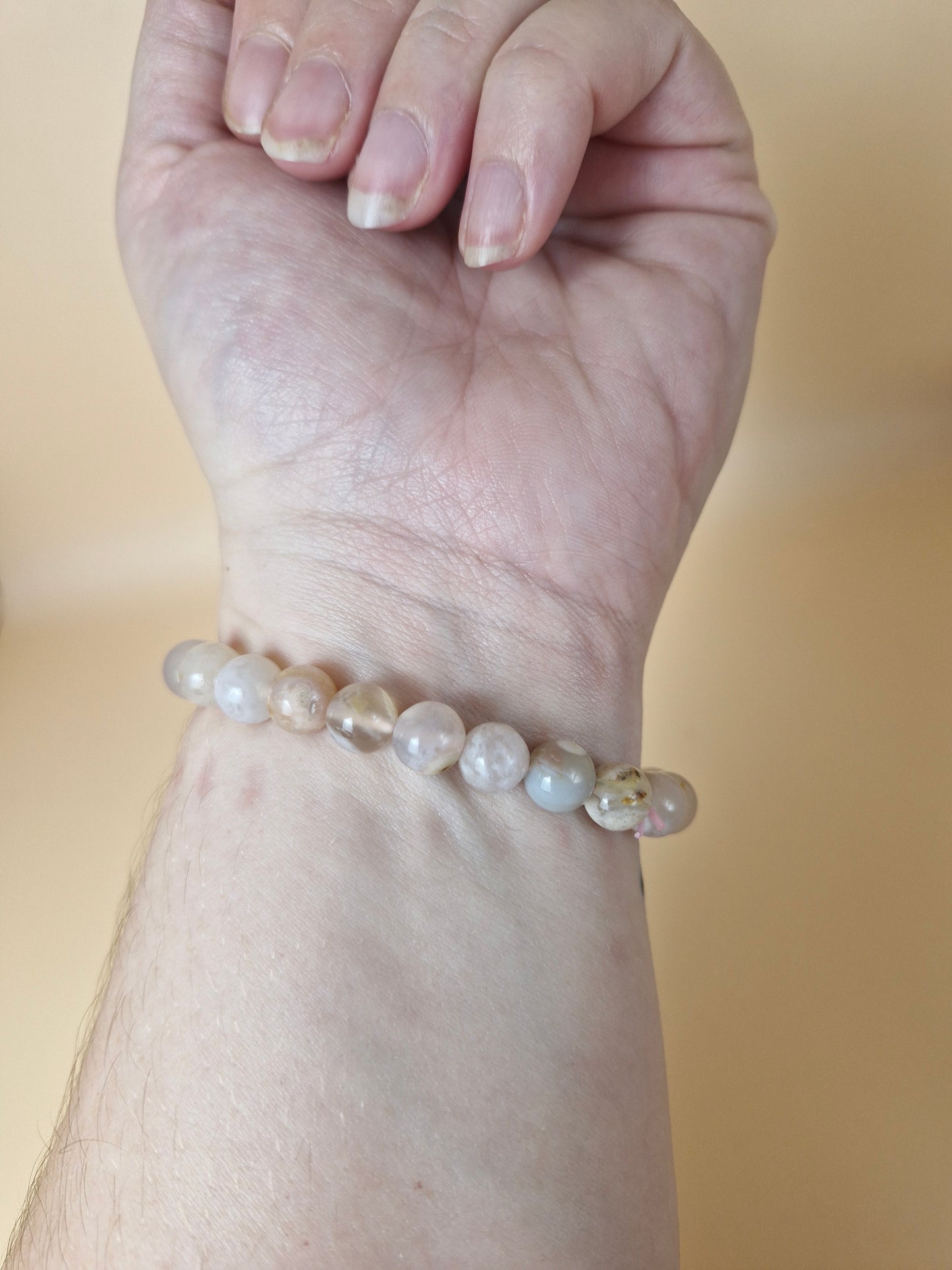 Flower Agate Bracelet