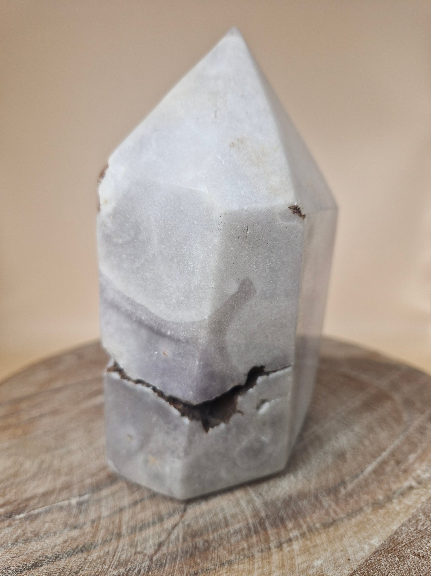 Pink Amethyst Pentagonal Tower