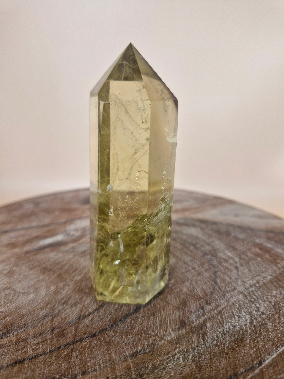 Natural Citrine with Blue Ghost Tower (code C3)