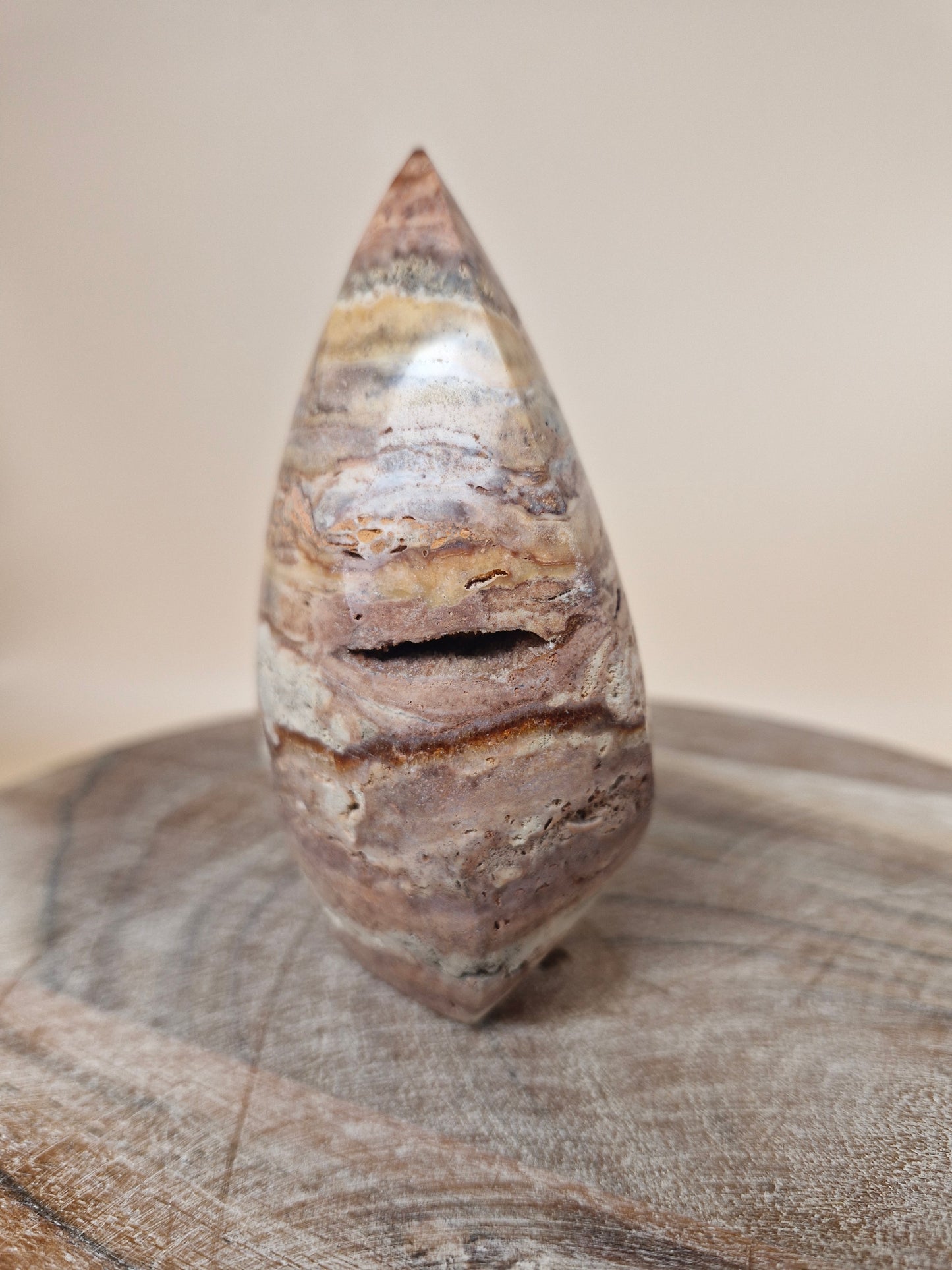 Pink Crazy Lace Agate Flame