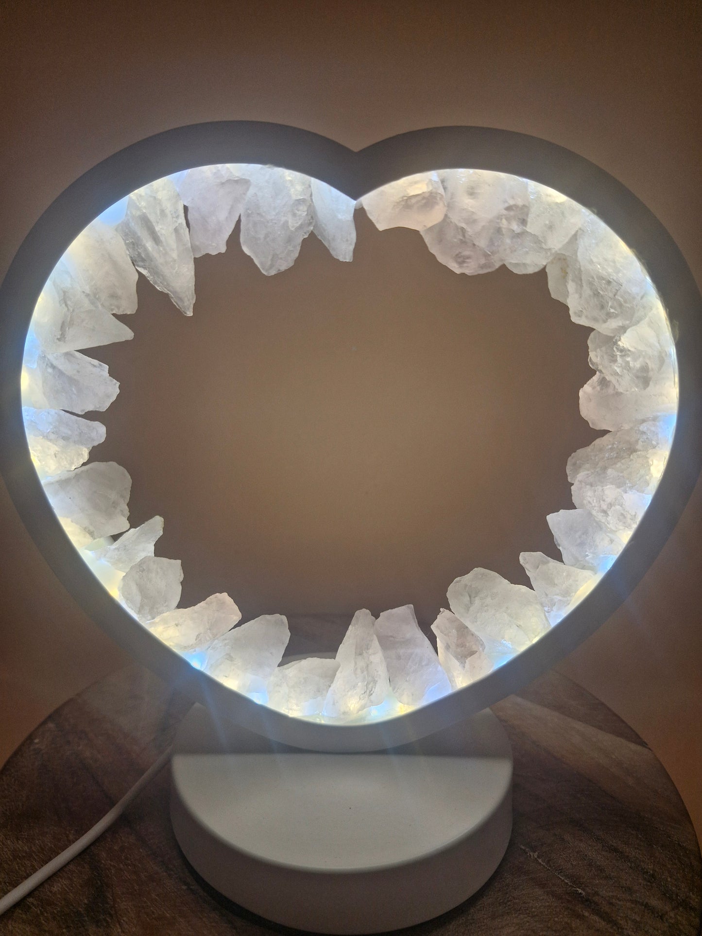 Rose Quartz Portal Light