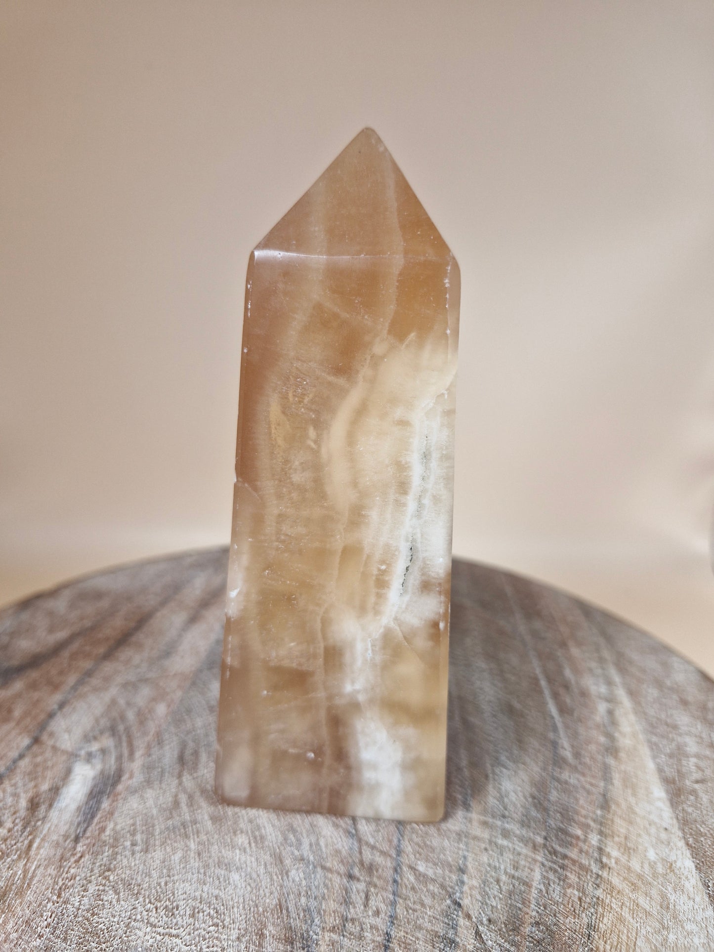 Honey Calcite Tower
