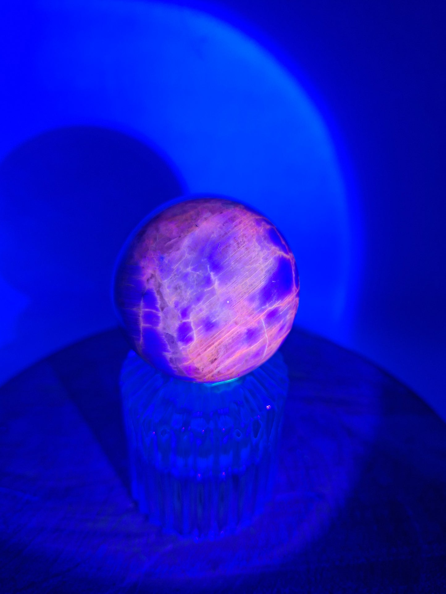 Plume Tourmaline with Lepidolite Sphere (code T2)