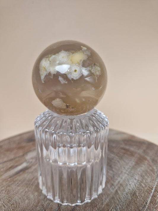 Flower Agate Sphere (code FT)