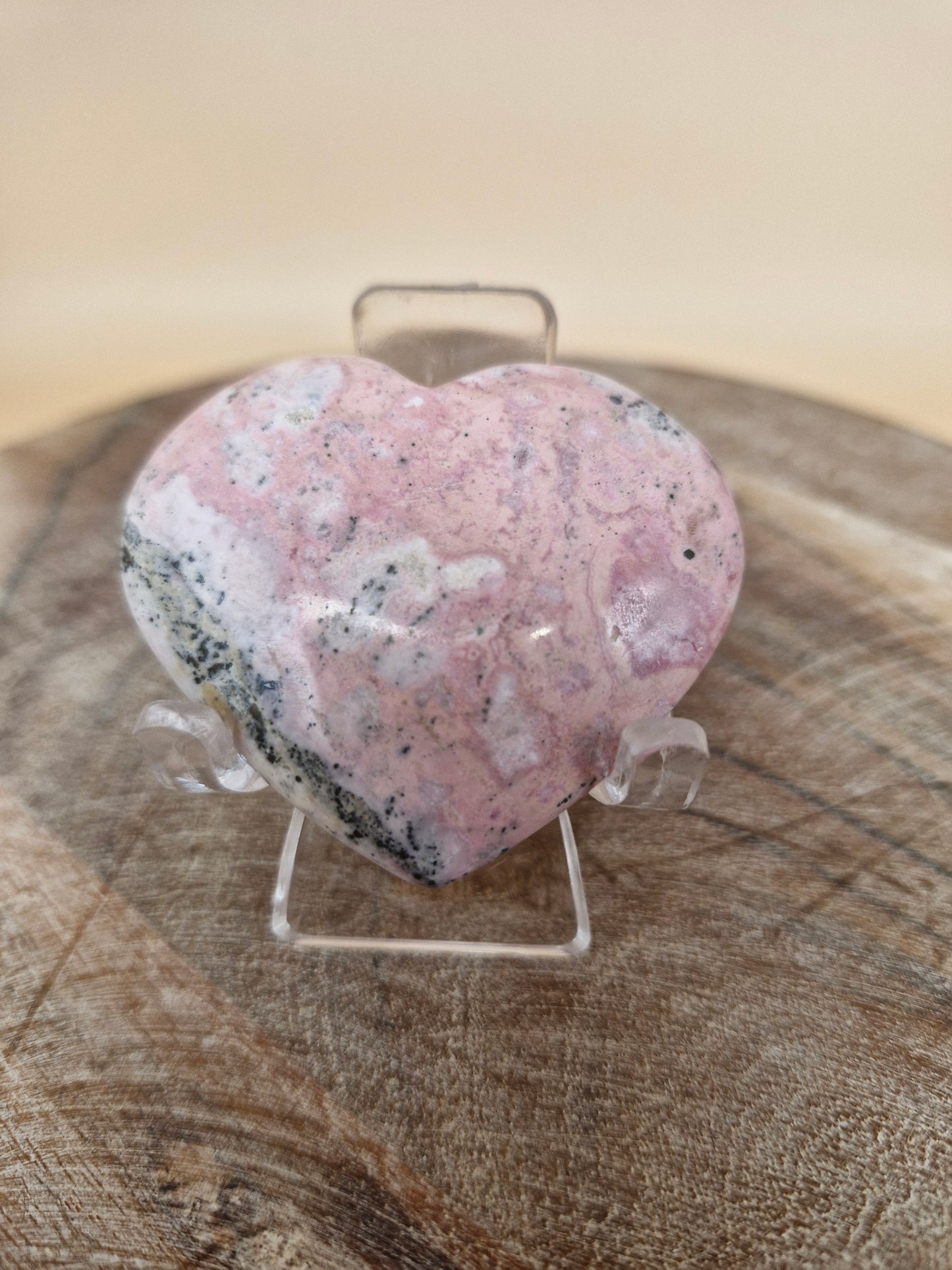 Peruvian Rhodonite Heart (code R3)