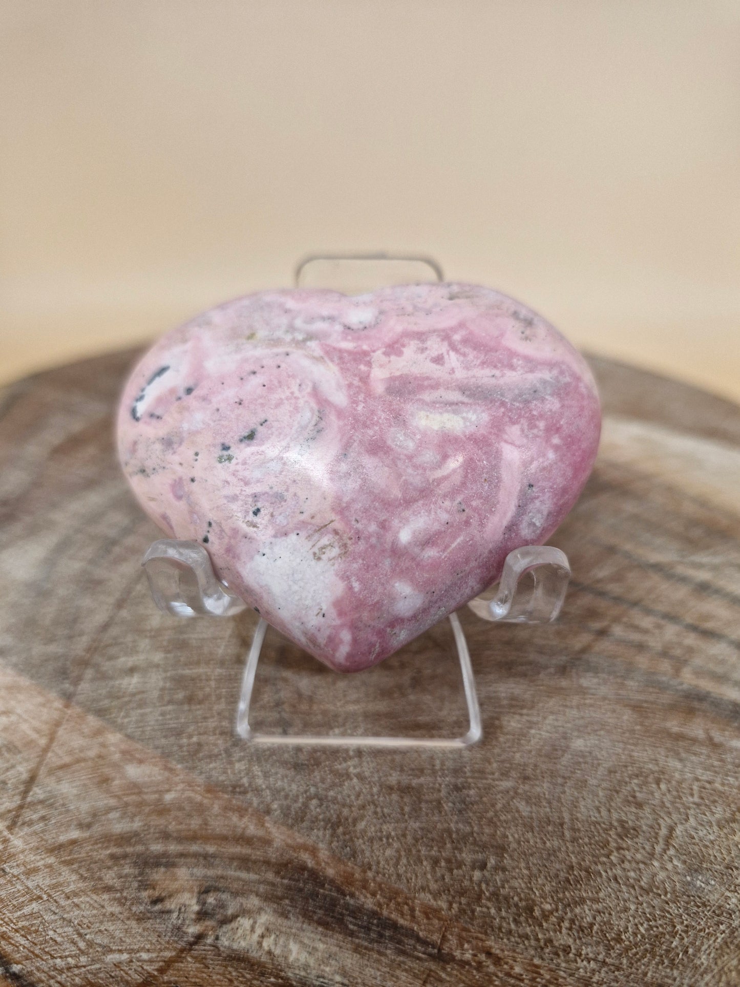 Peruvian Rhodonite Heart (code R2)