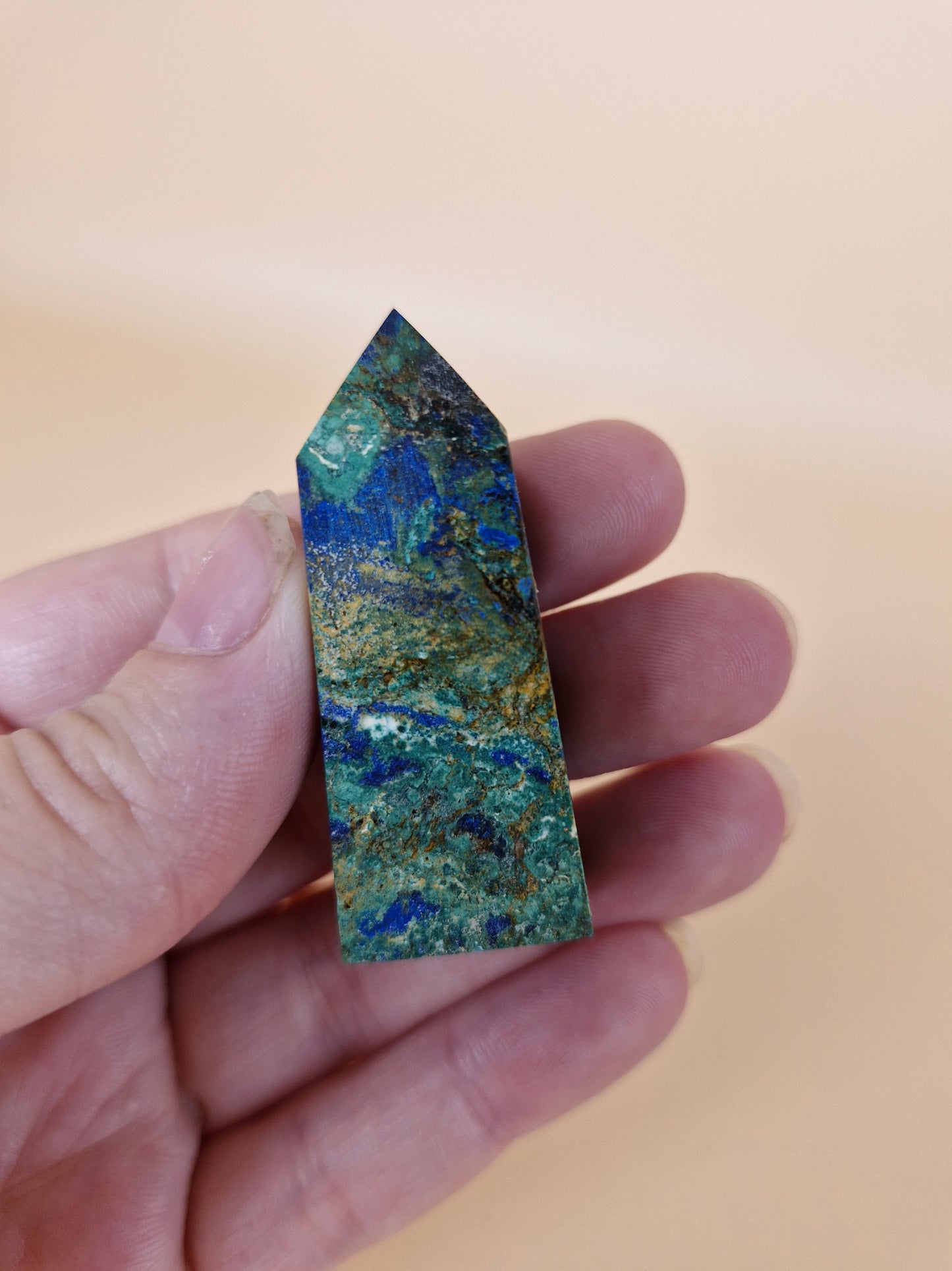 Azurite with Malachite Mini Tower (code A2)